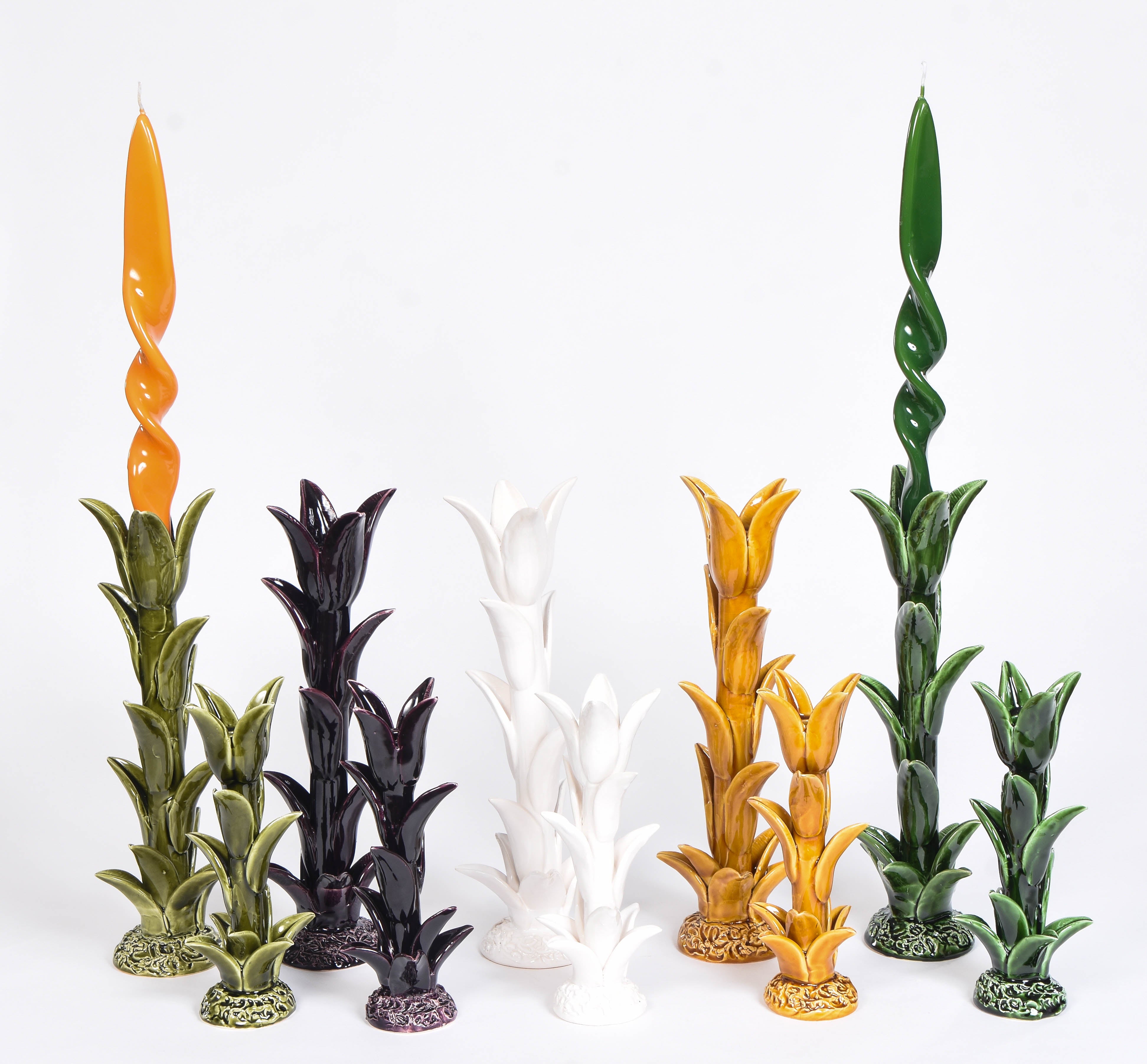 Jean Roger Tulip Candlesticks