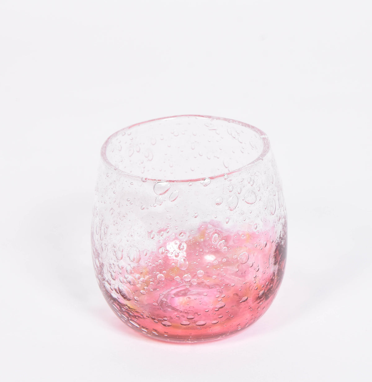Biot Bubble Pink Goblet