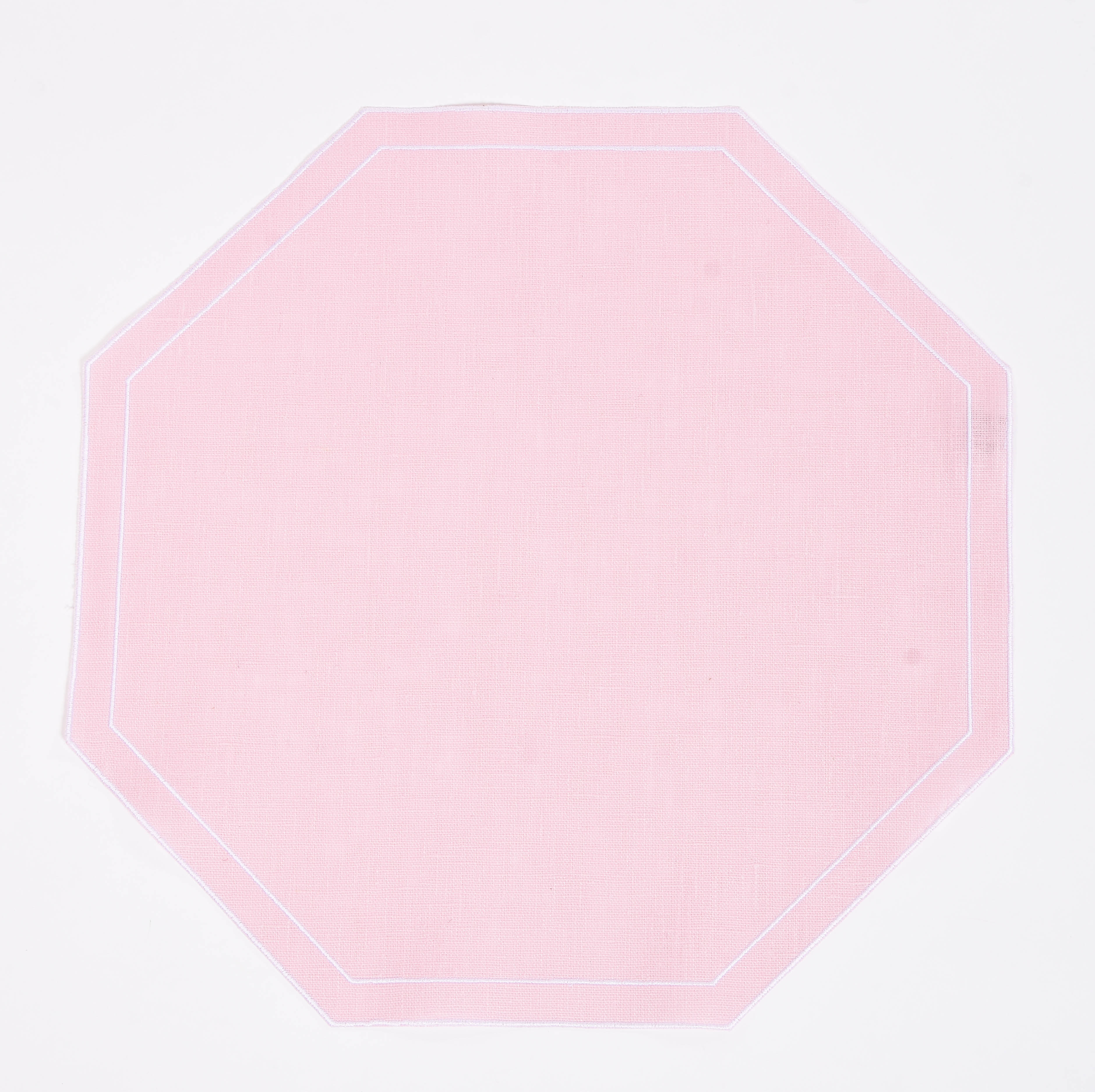 Octagon Waxed Linen Placemat