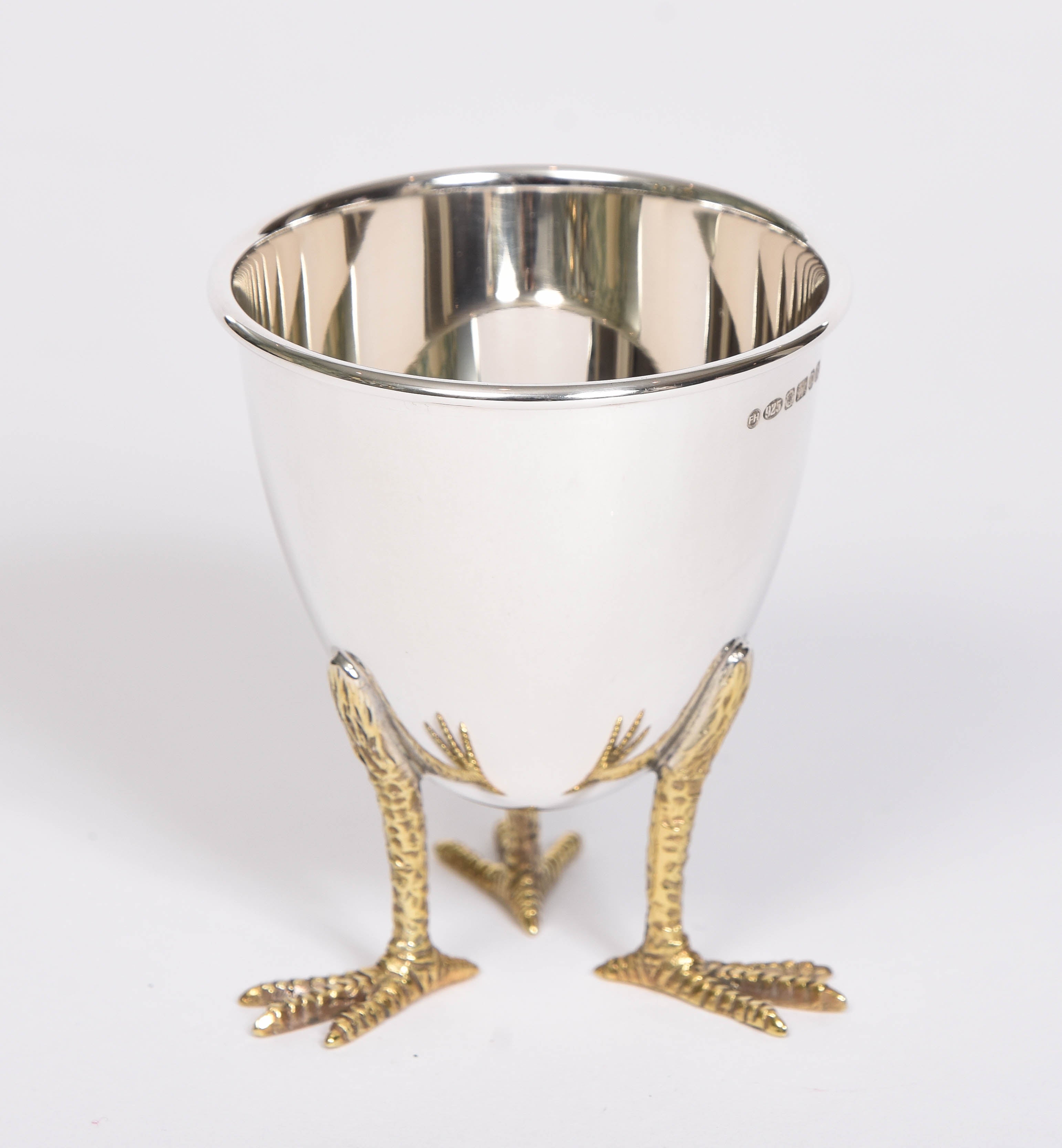 Silver Chick Egg Cup