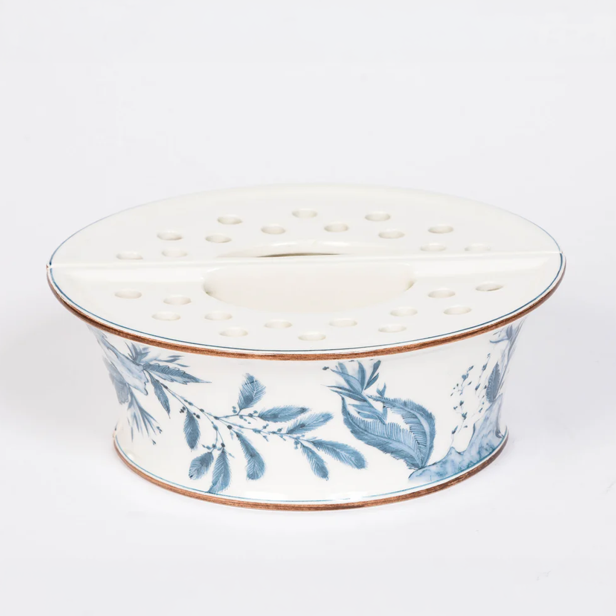 A Pair of Rocaille Half Moon Tulipiere