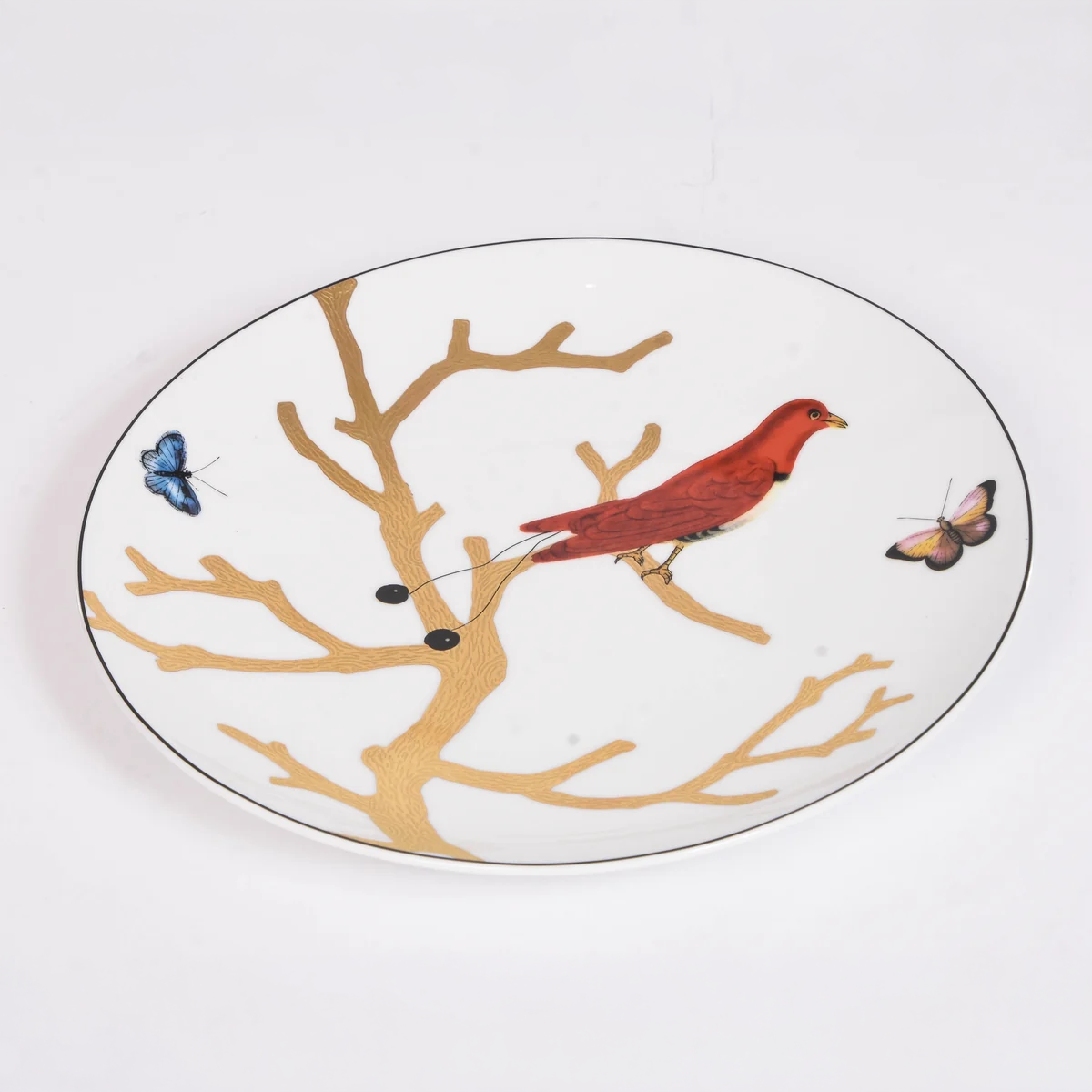 Aux Oiseaux Dessert Plate