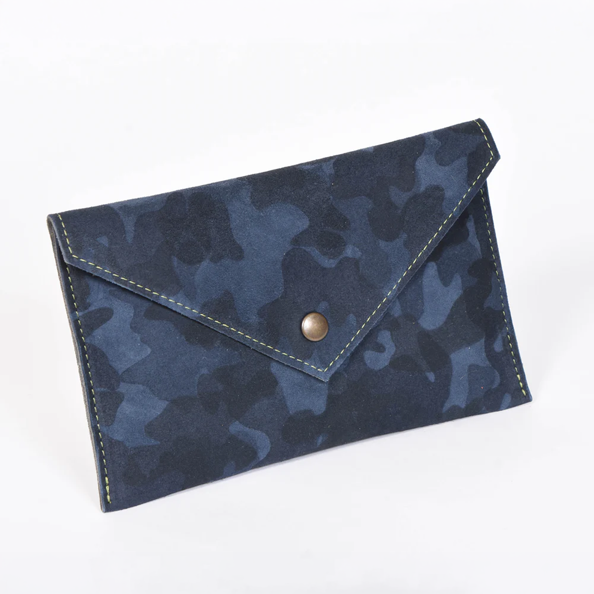 Camouflage Suede Envelope