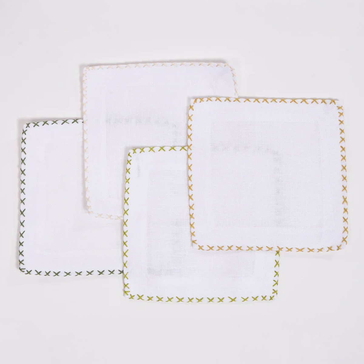 Cross Stitch Cocktail Napkins
