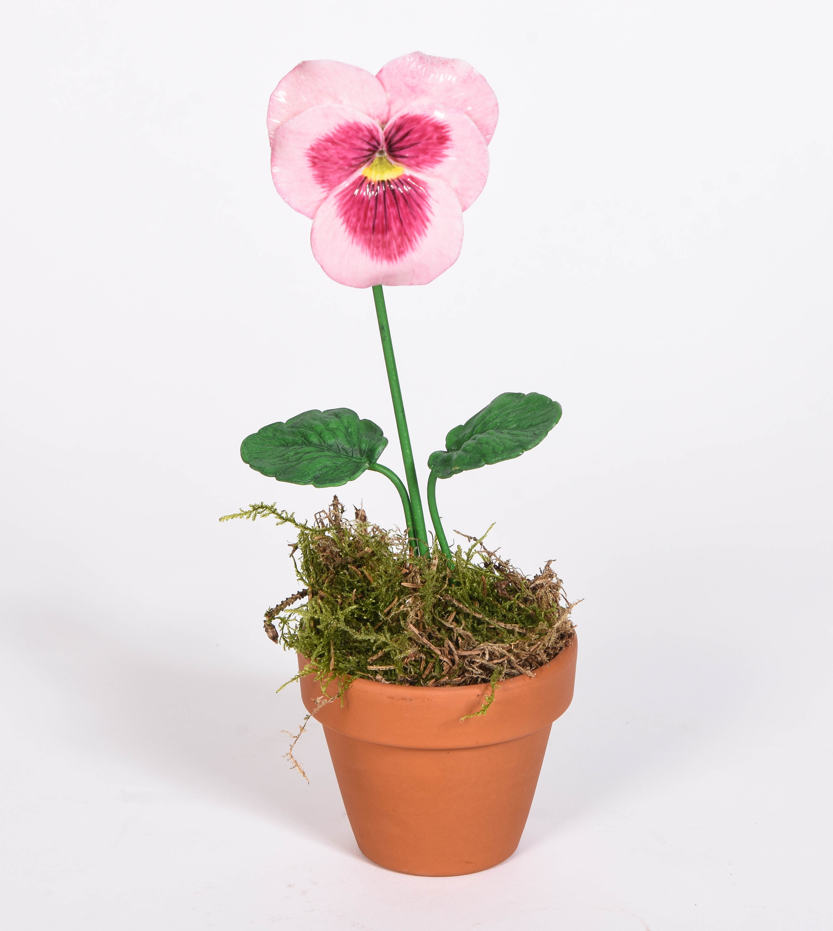 Handmade Porcelain Pansy