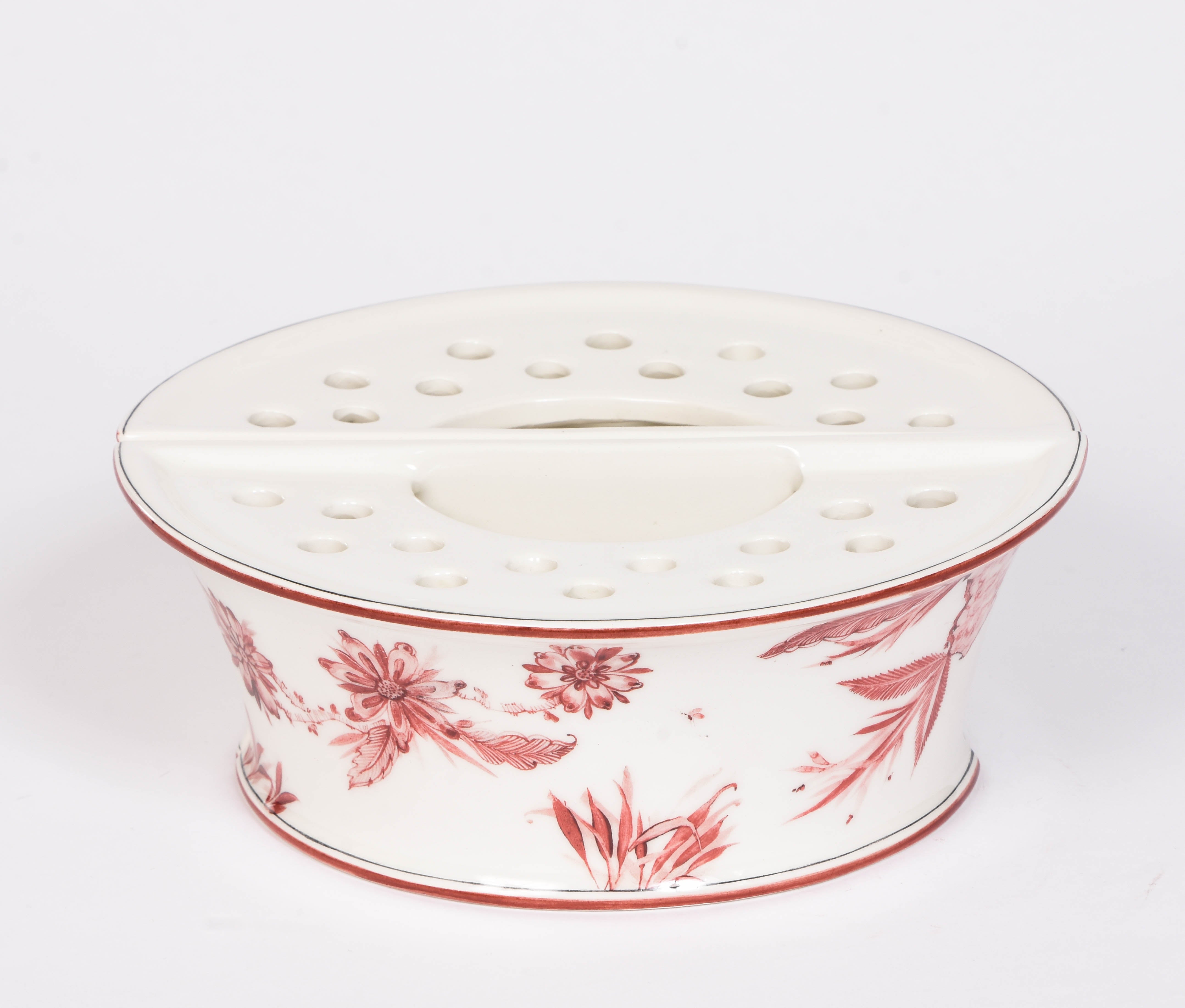 A Pair of Rocaille Half Moon Tulipiere