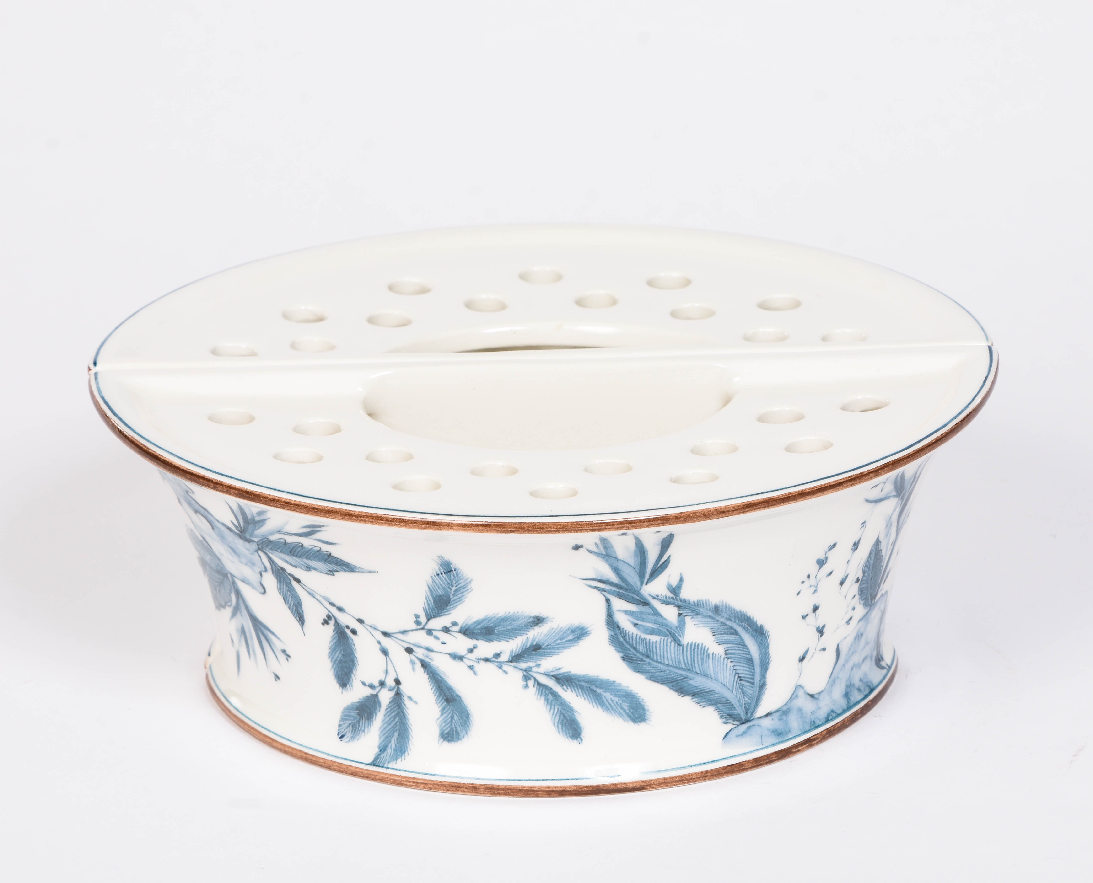 A Pair of Rocaille Half Moon Tulipiere