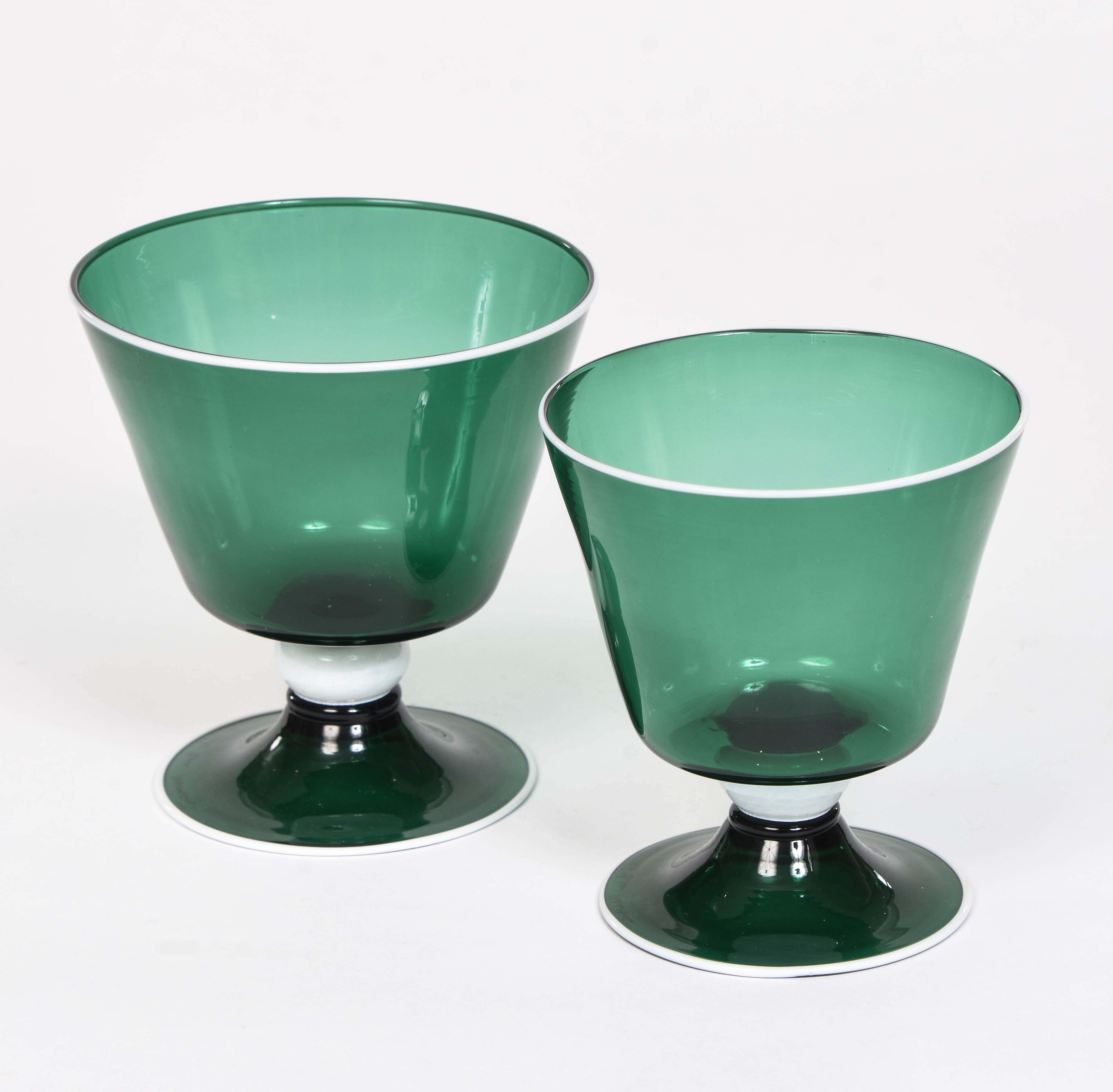 Footed Martinuzzi Glasses