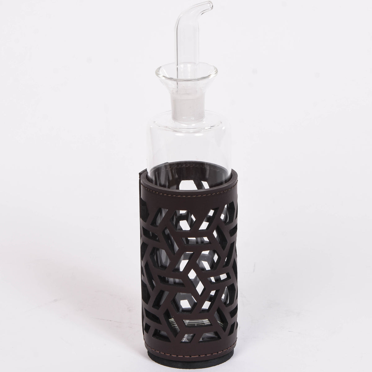 Leather Oil and Vinegar Holder