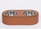 Leather Dog or Cat Bowl