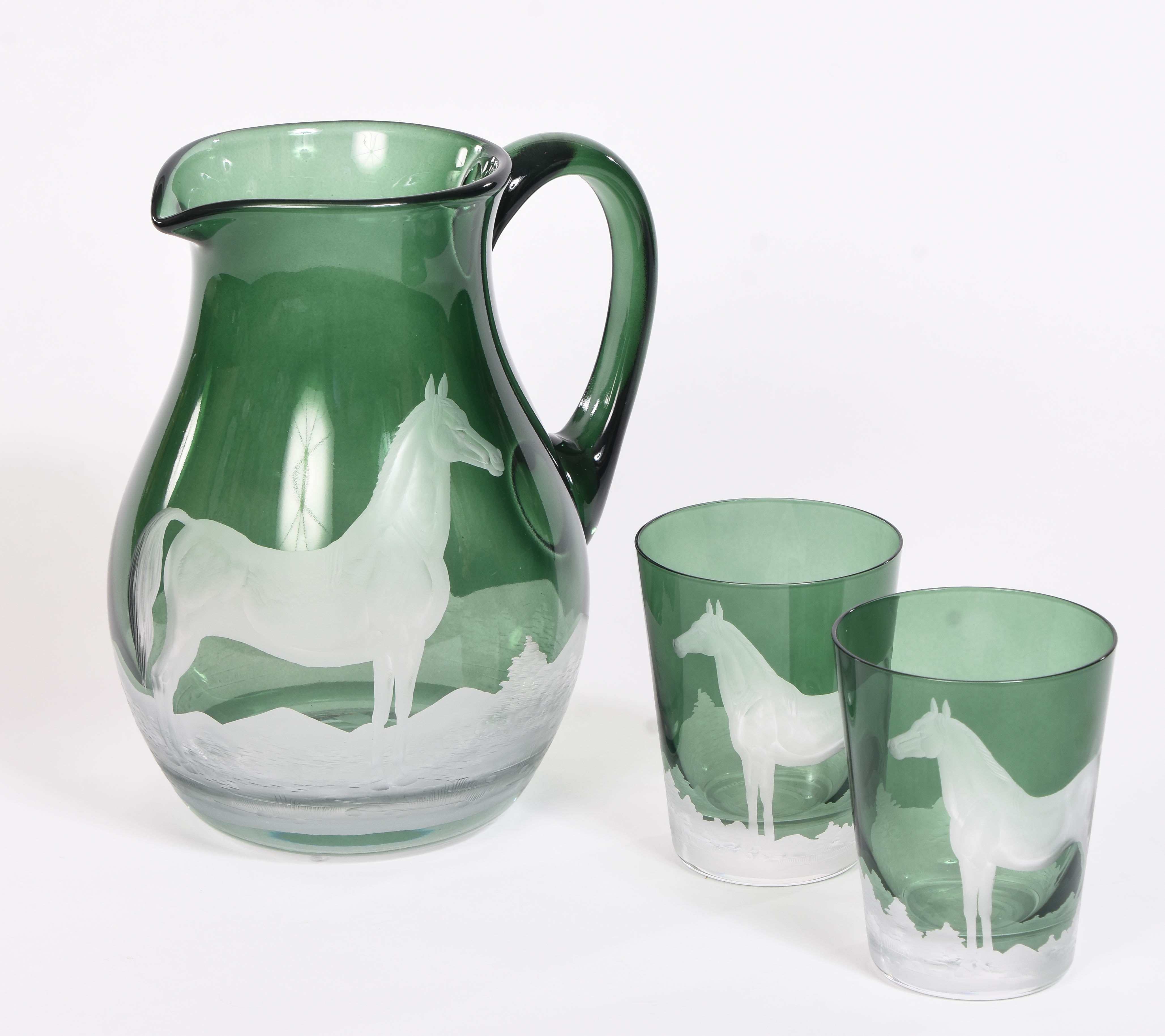 Artel Horse Glassware