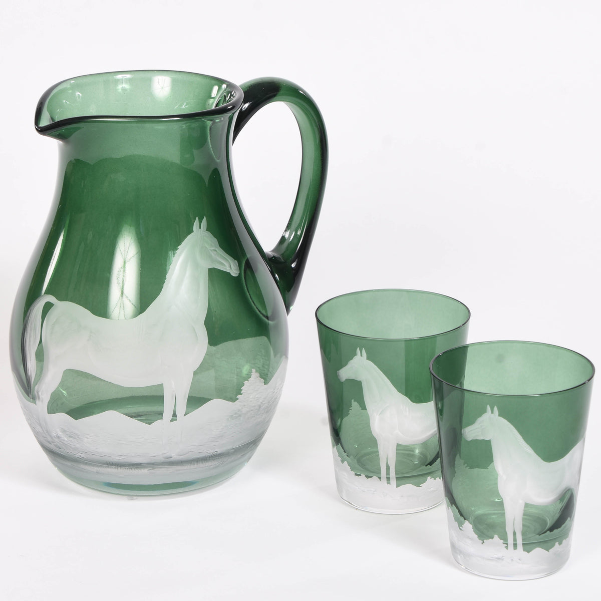 Artel Horse Glassware
