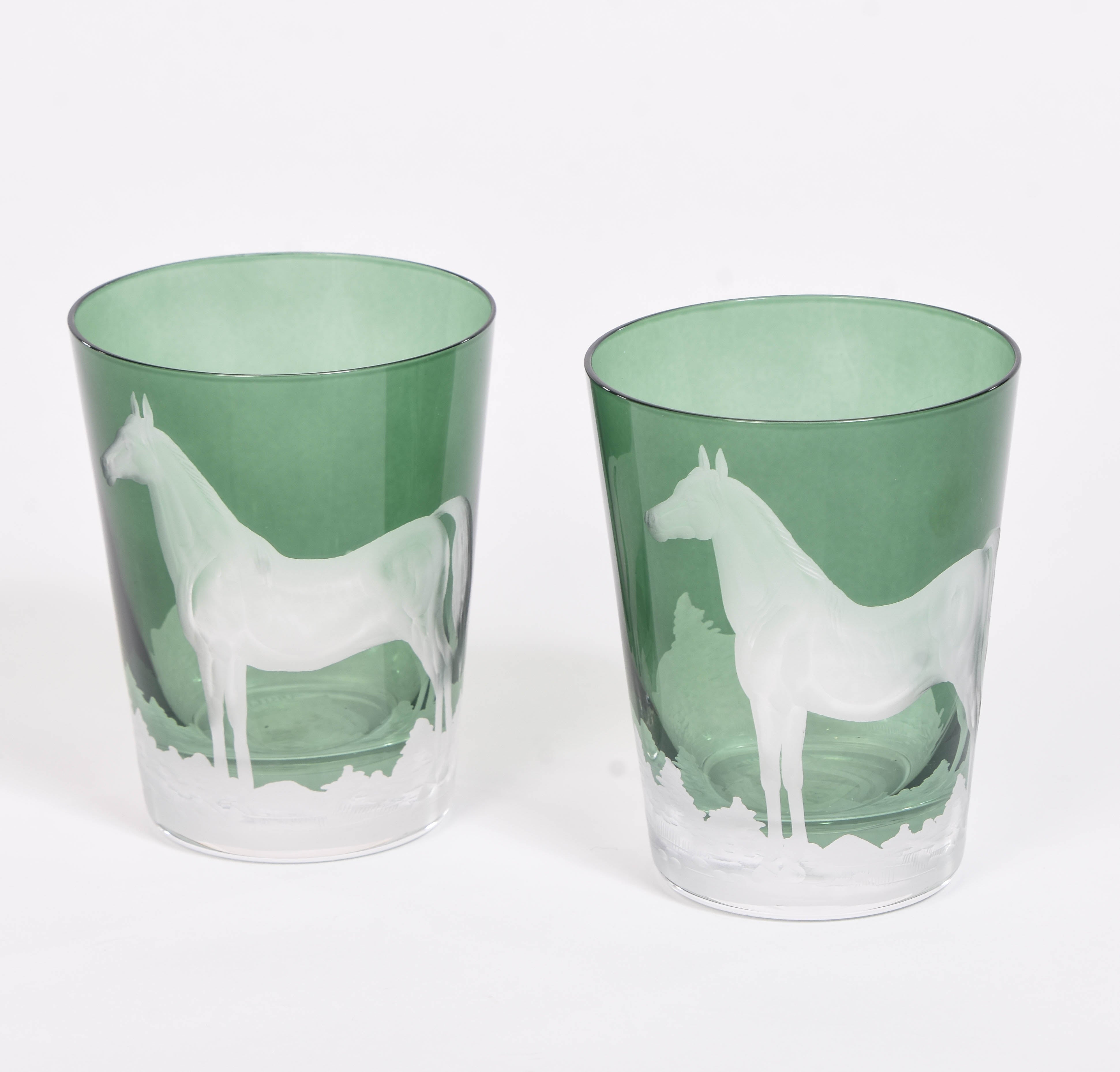 Artel Horse Glassware