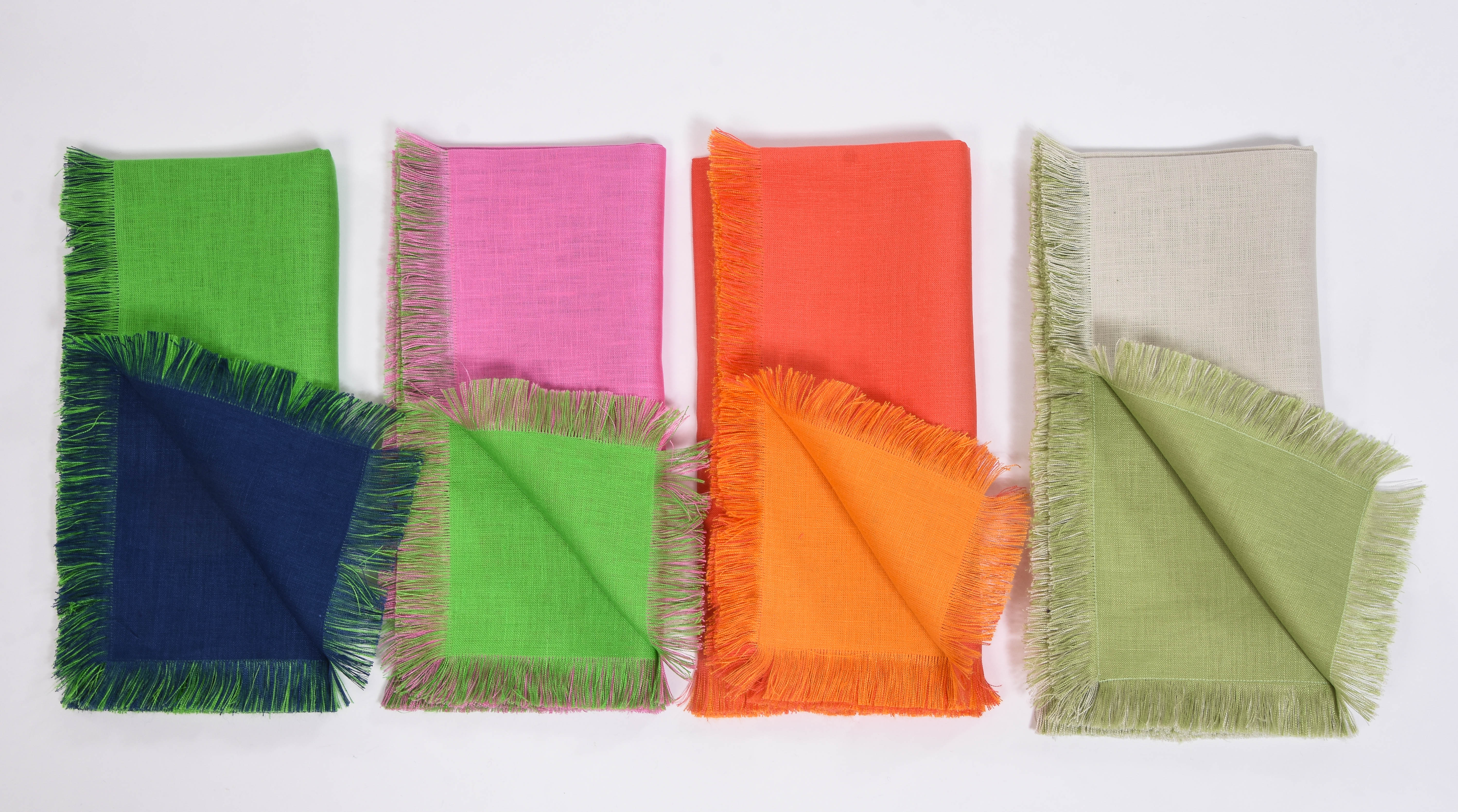 Double Fringe Napkin - Set of 6