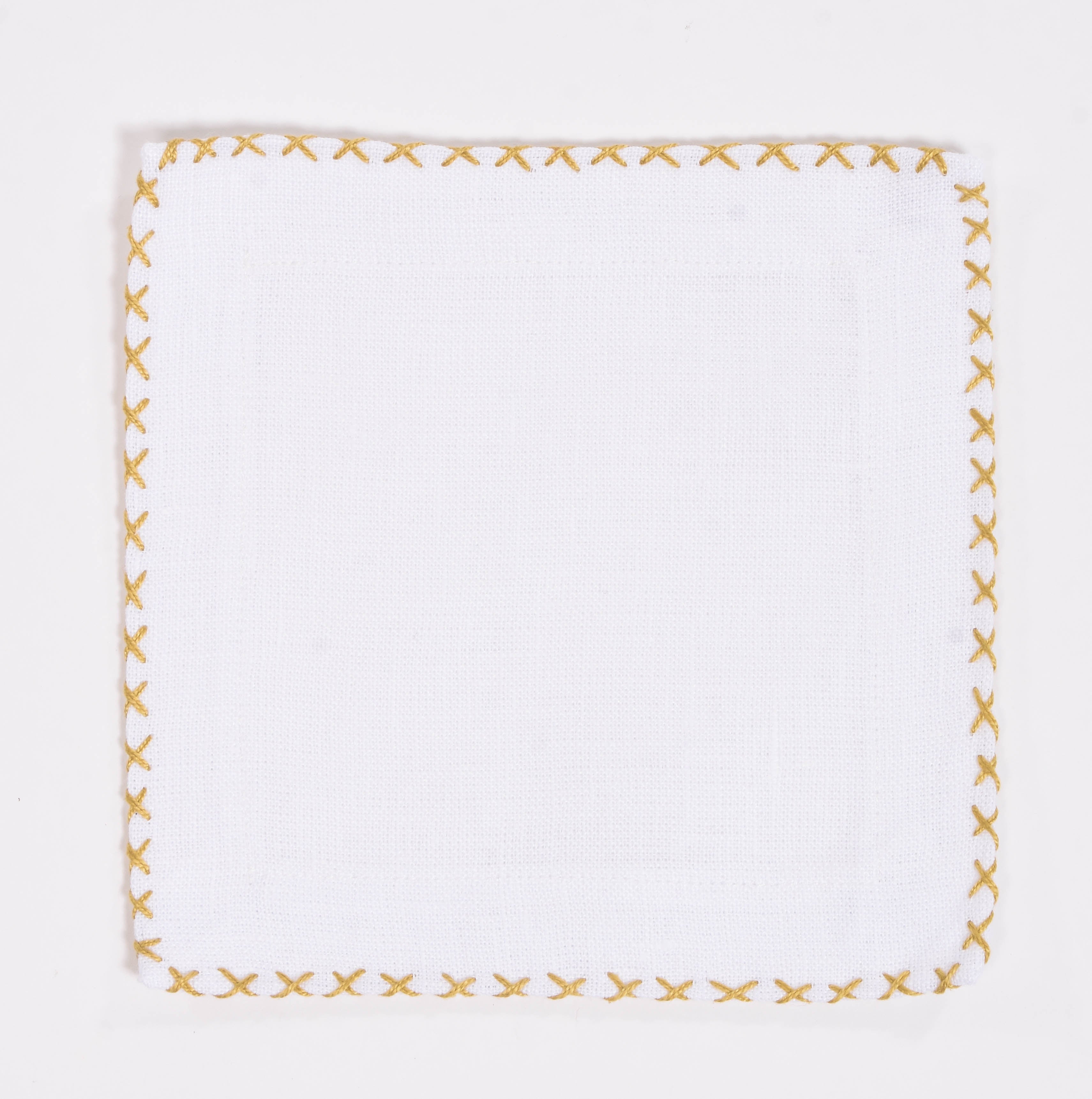 Cross Stitch Cocktail Napkins