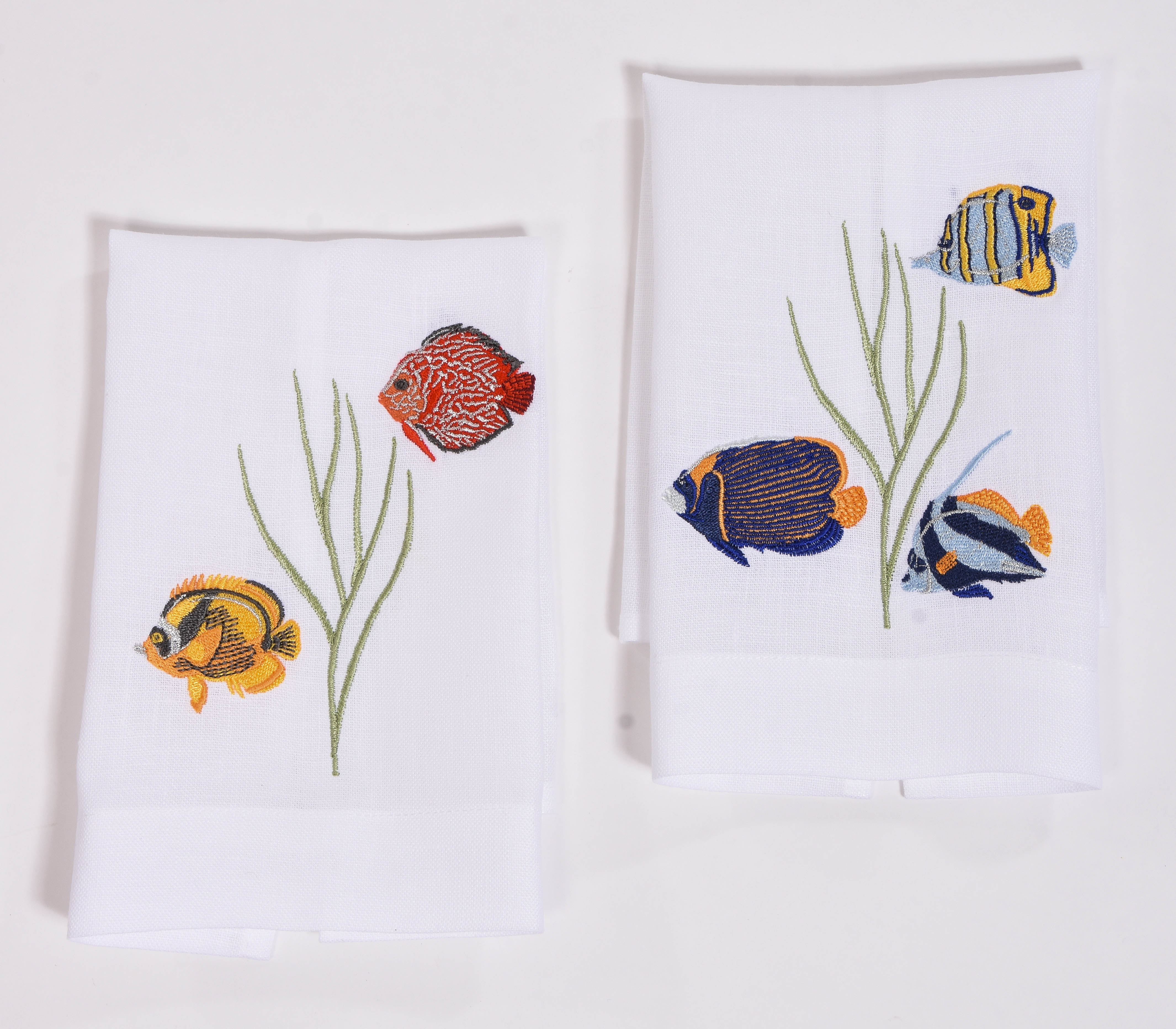 Tropical Fish Guest Towel - Set of 2