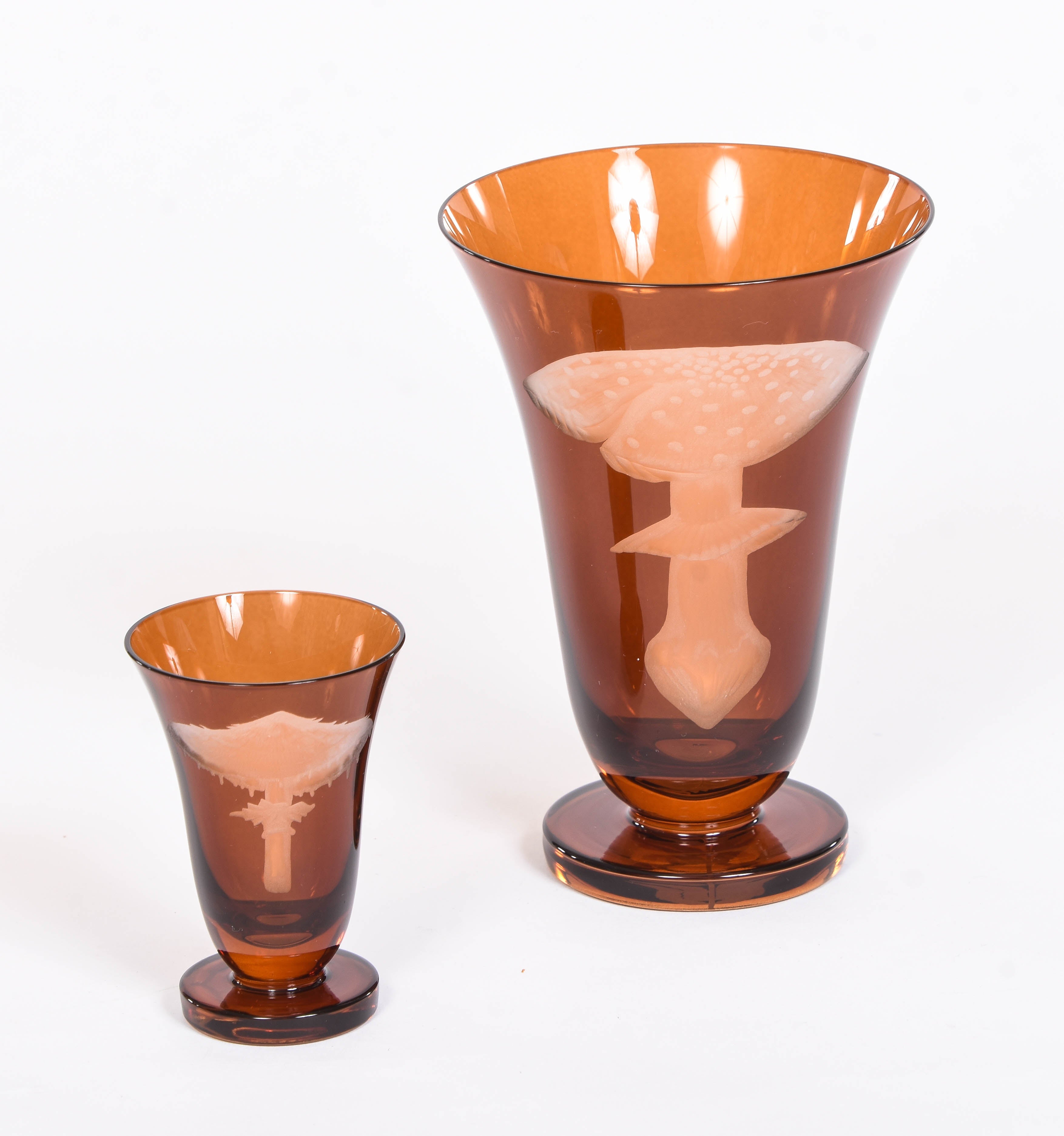 Mushroom Liqueur Glasses Set Of 6