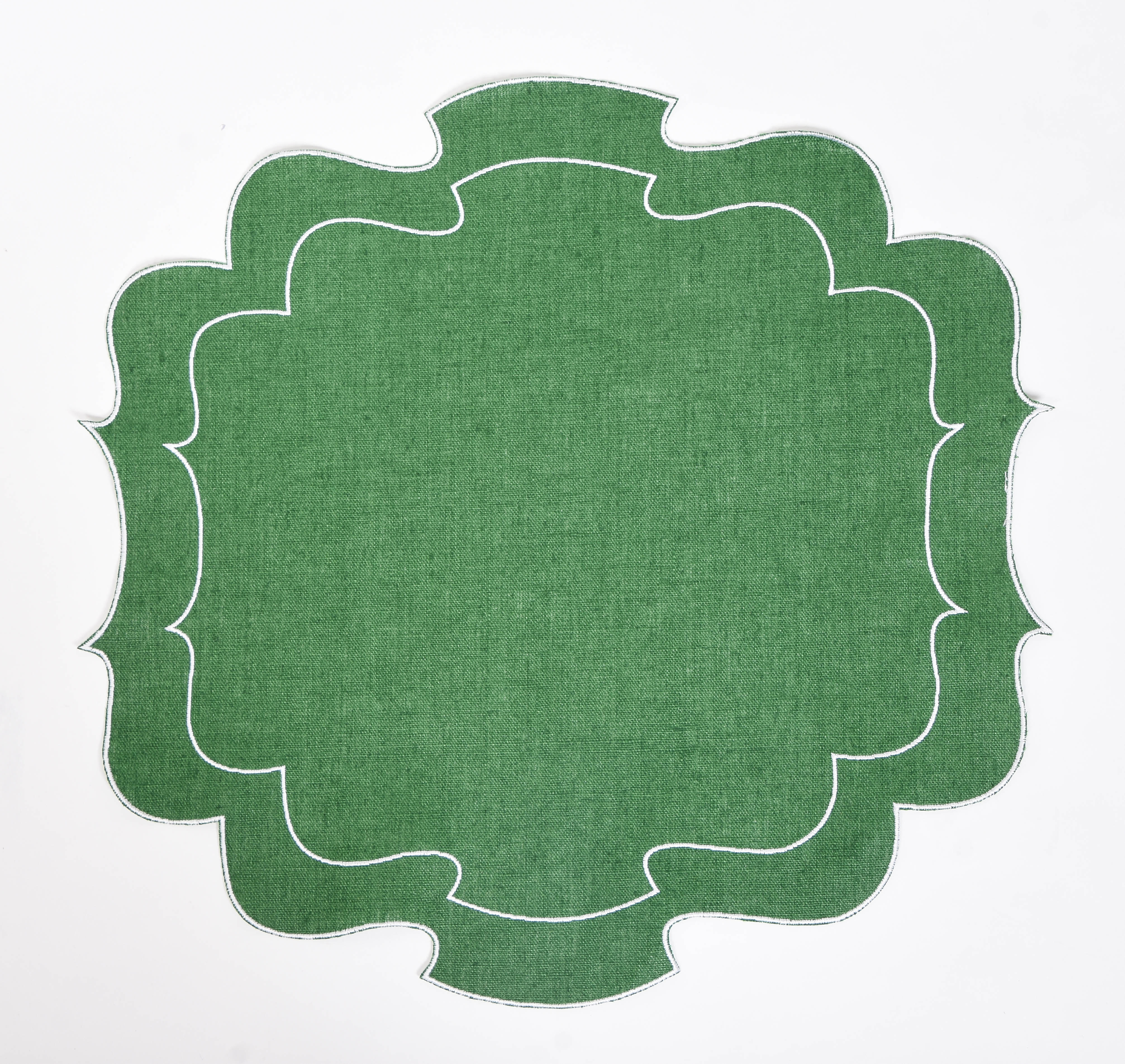 Curly Waxed Linen Placemat