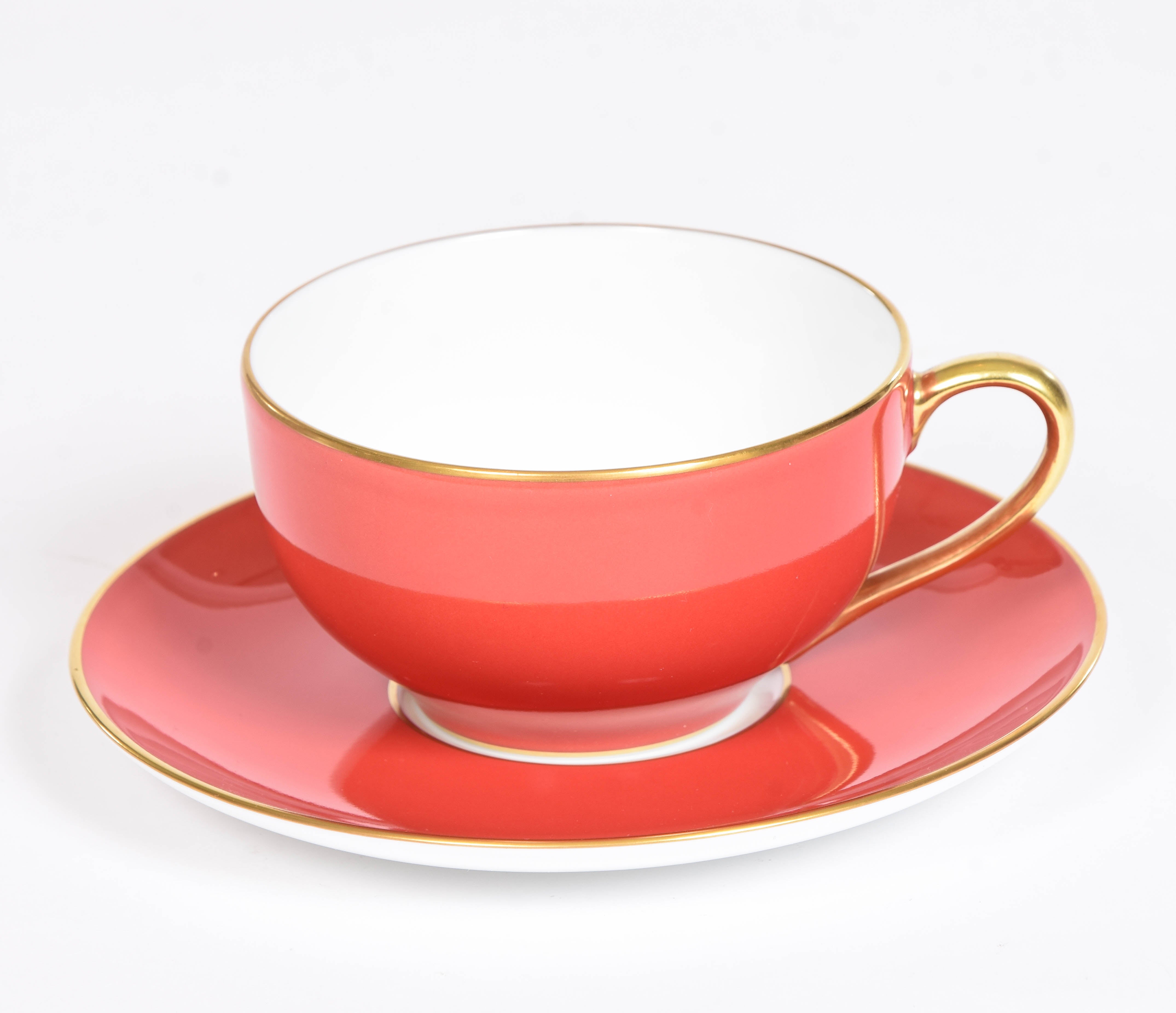 Sous le Soleil Teacups and Saucers