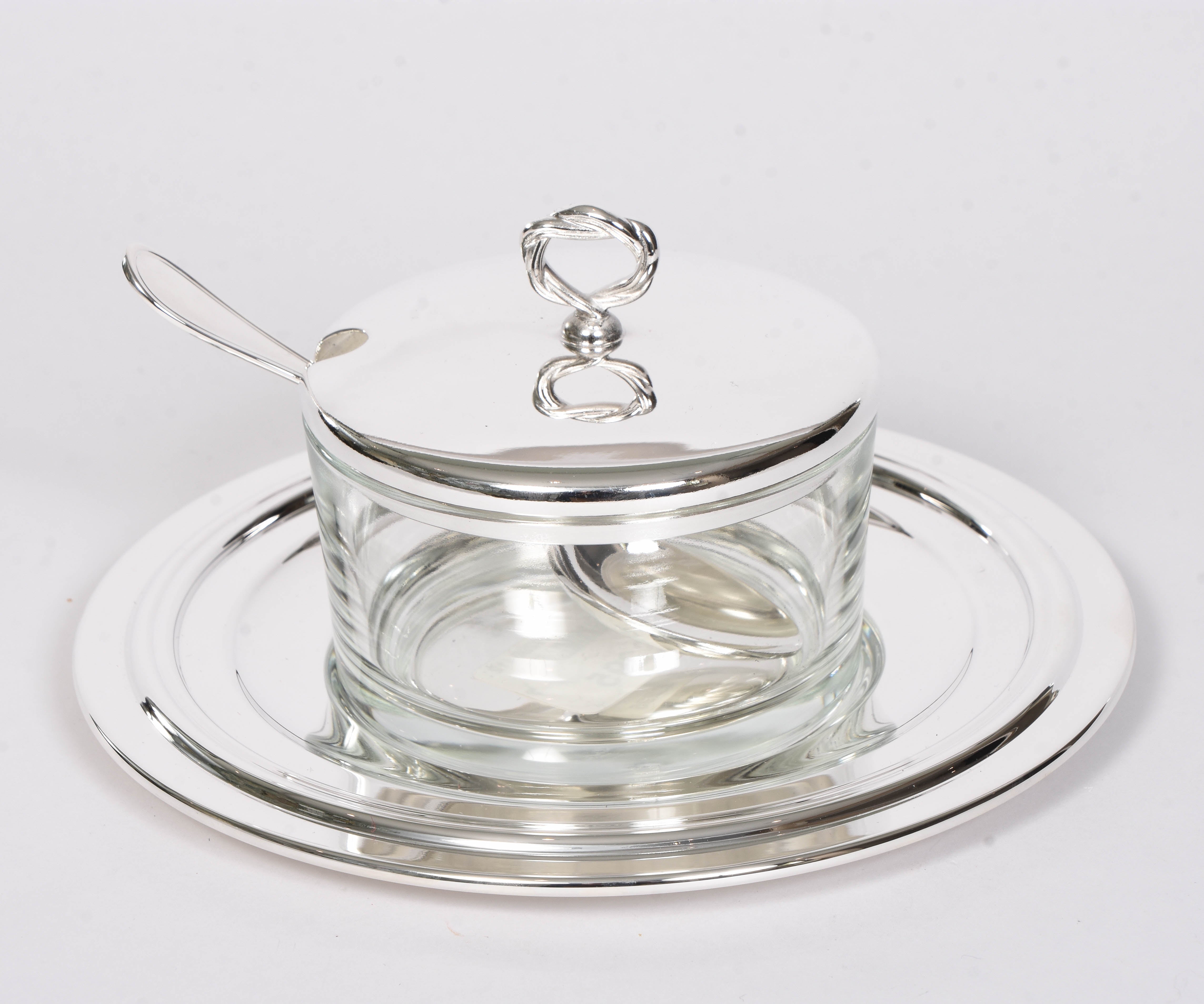 Silver Parmesan Dish