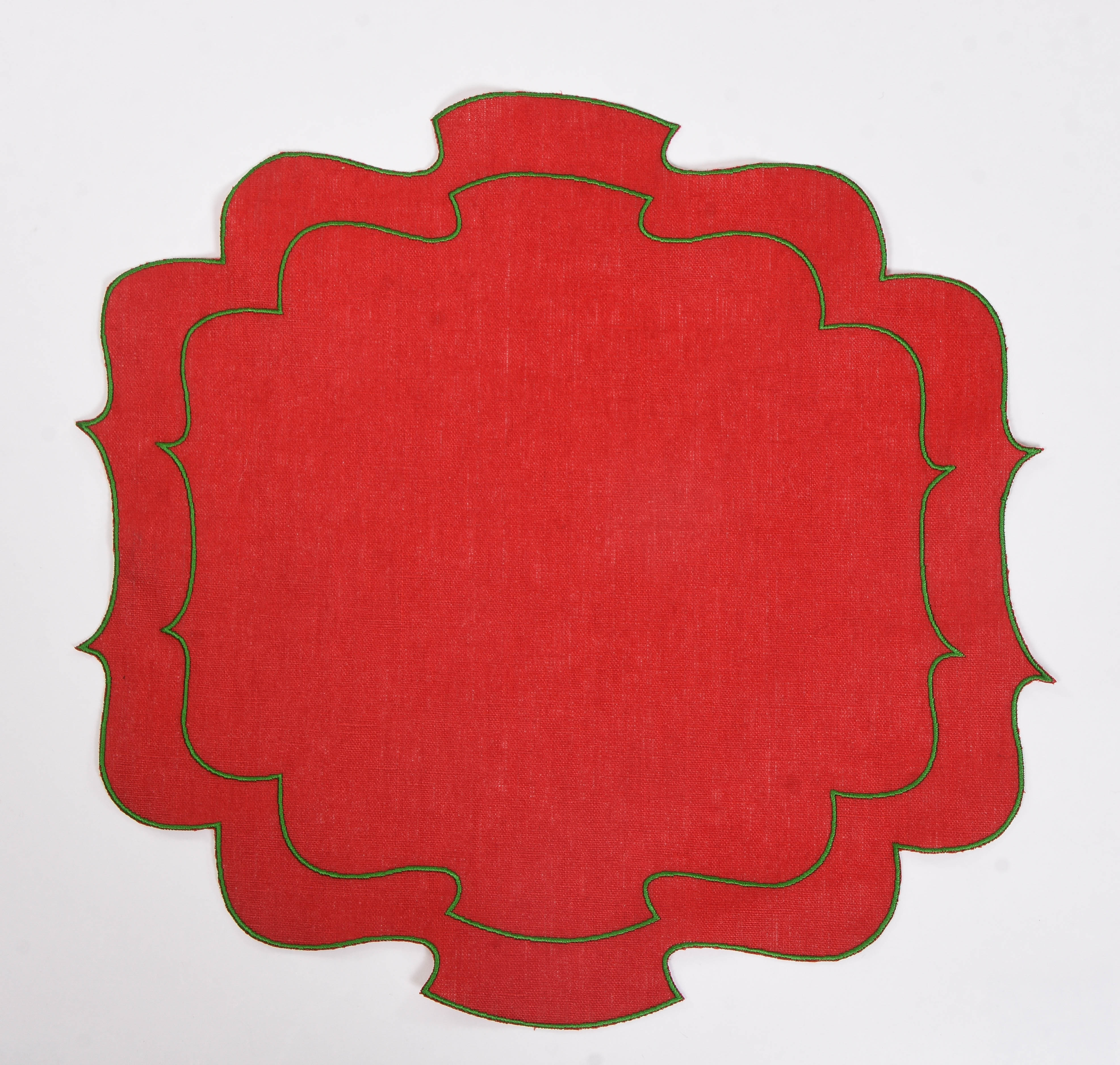 Curly Waxed Linen Placemat