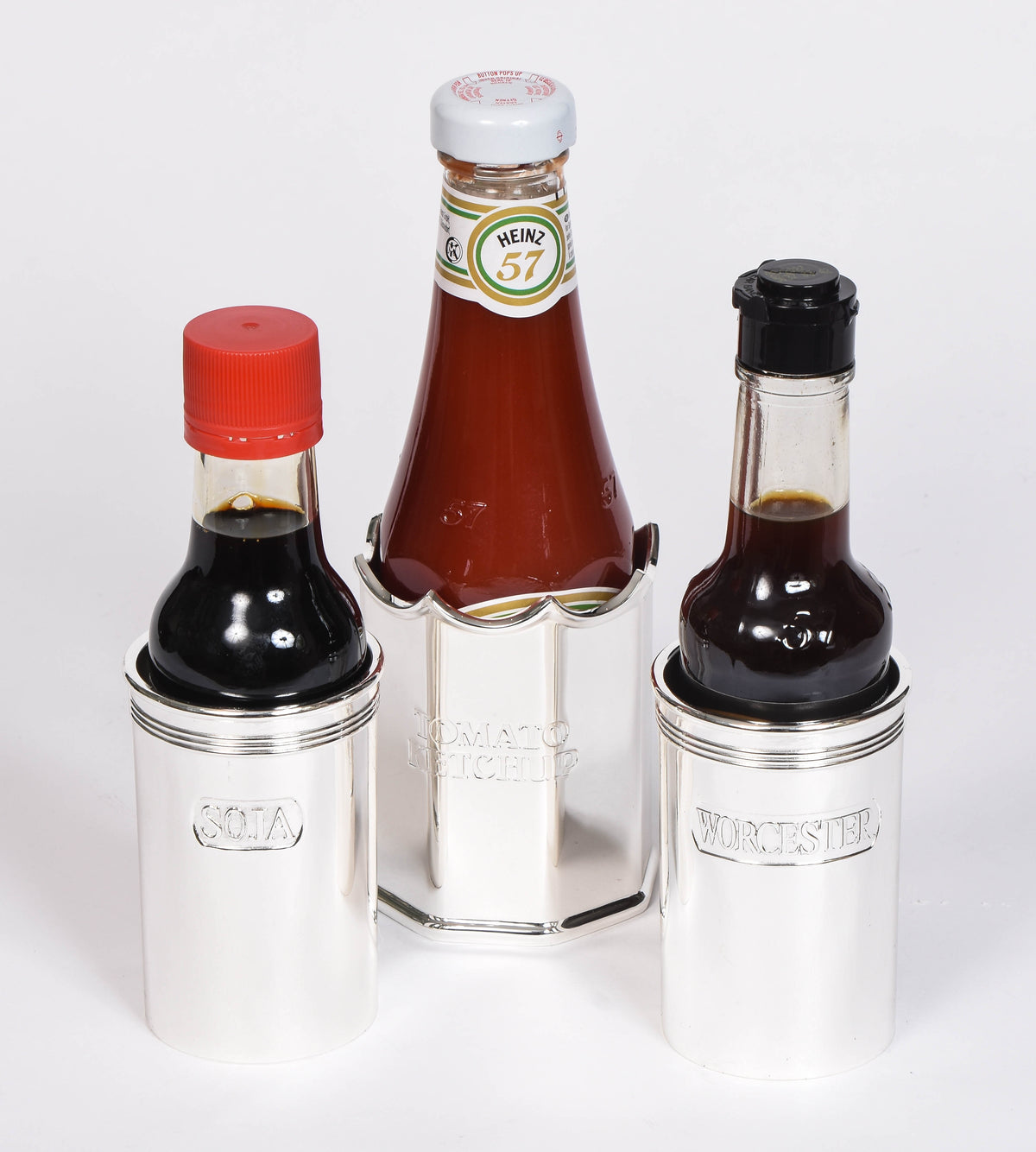 Silver Plated Ketchup Holder