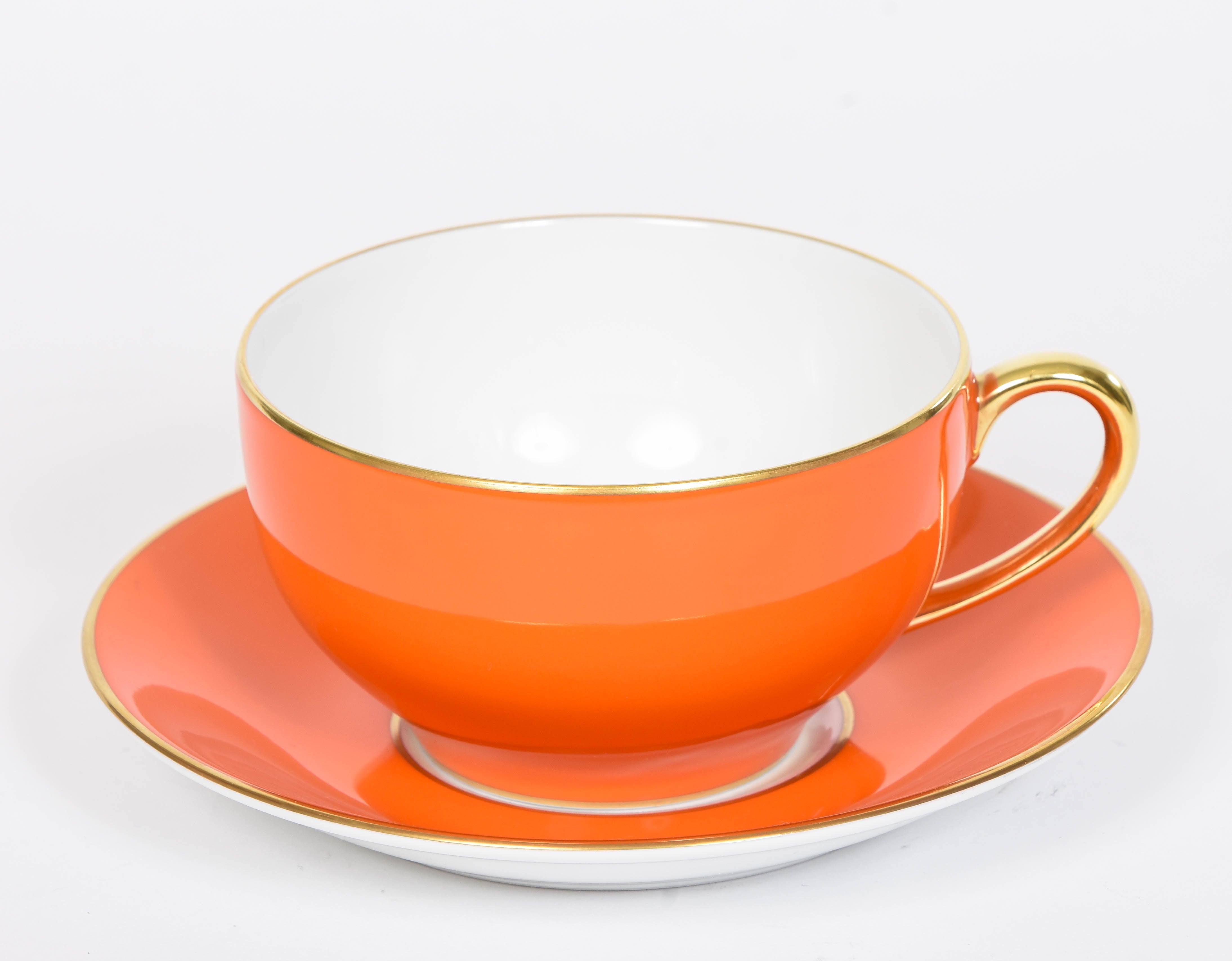 Sous le Soleil Breakfast Cups and Saucers