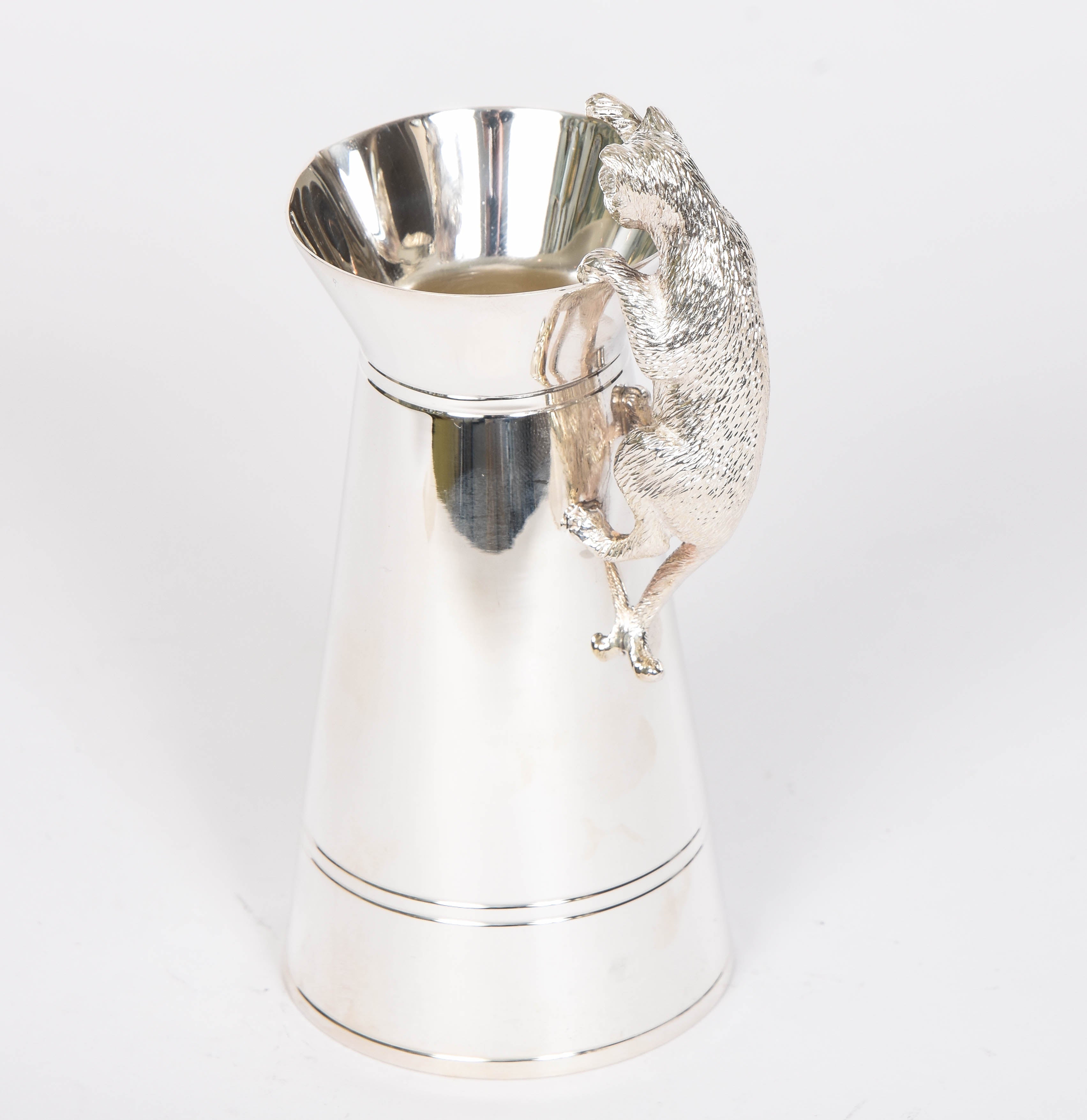 Silver 'Cat that Got the Cream' Jug