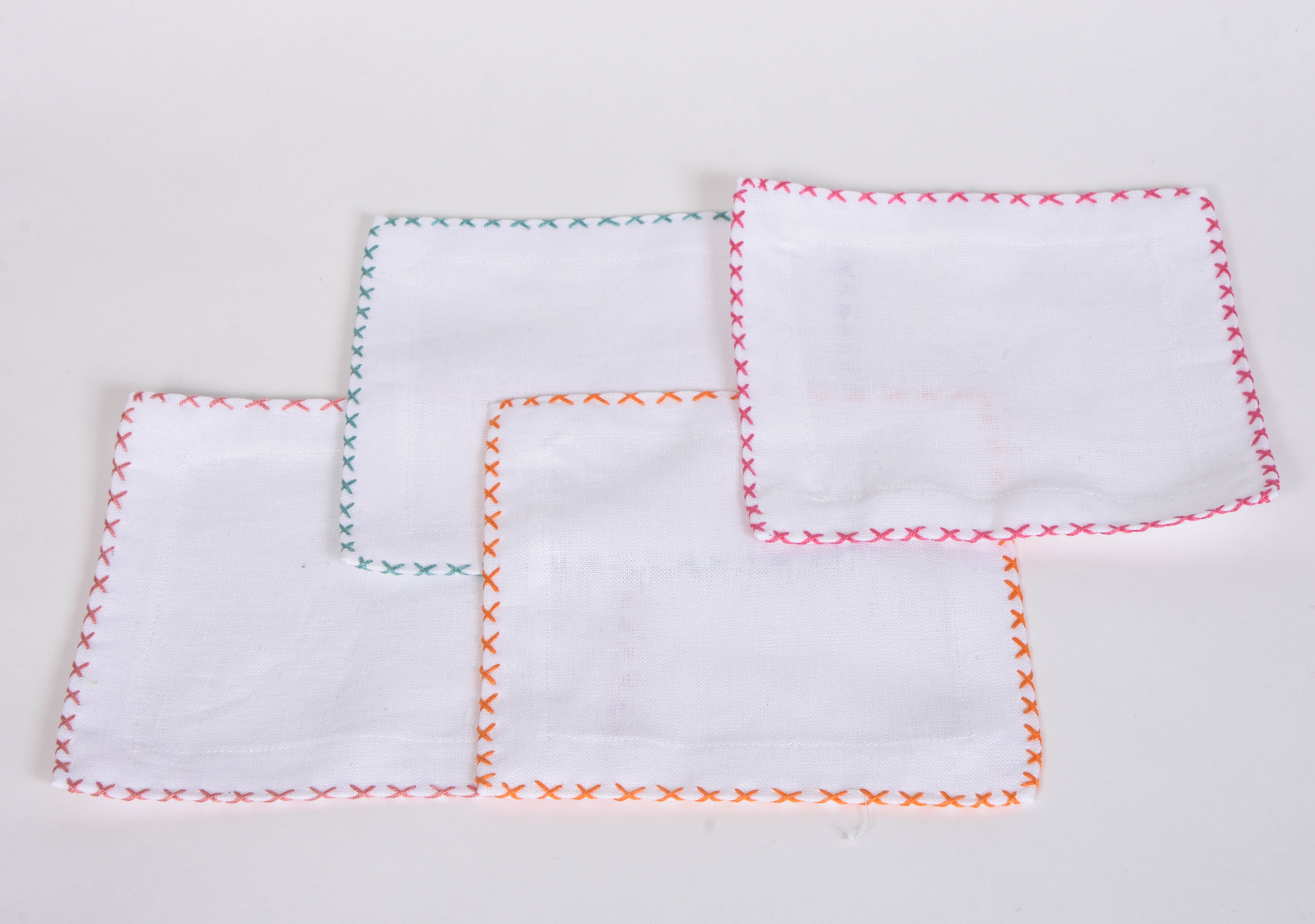Cross Stitch Cocktail Napkins