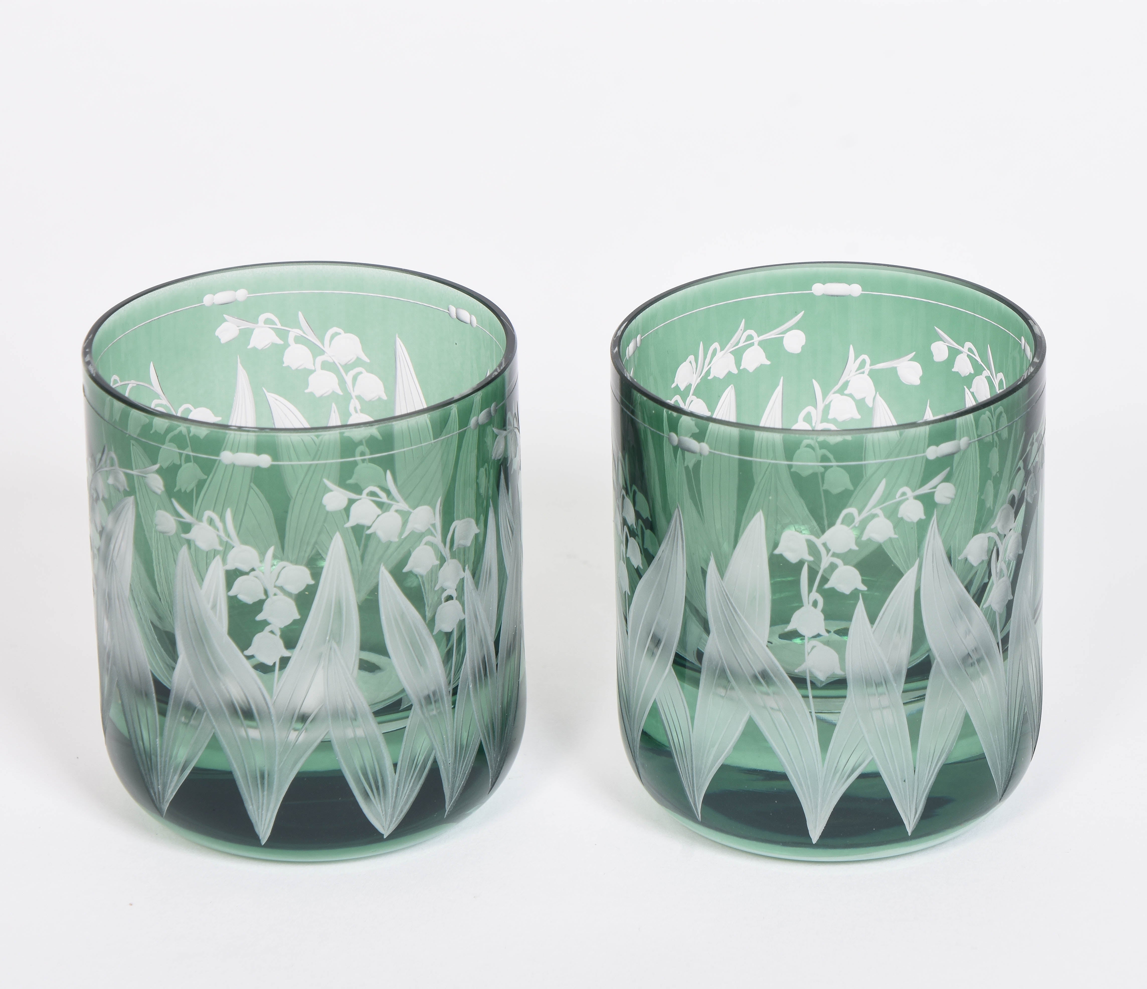 Lily of the Valley Glass