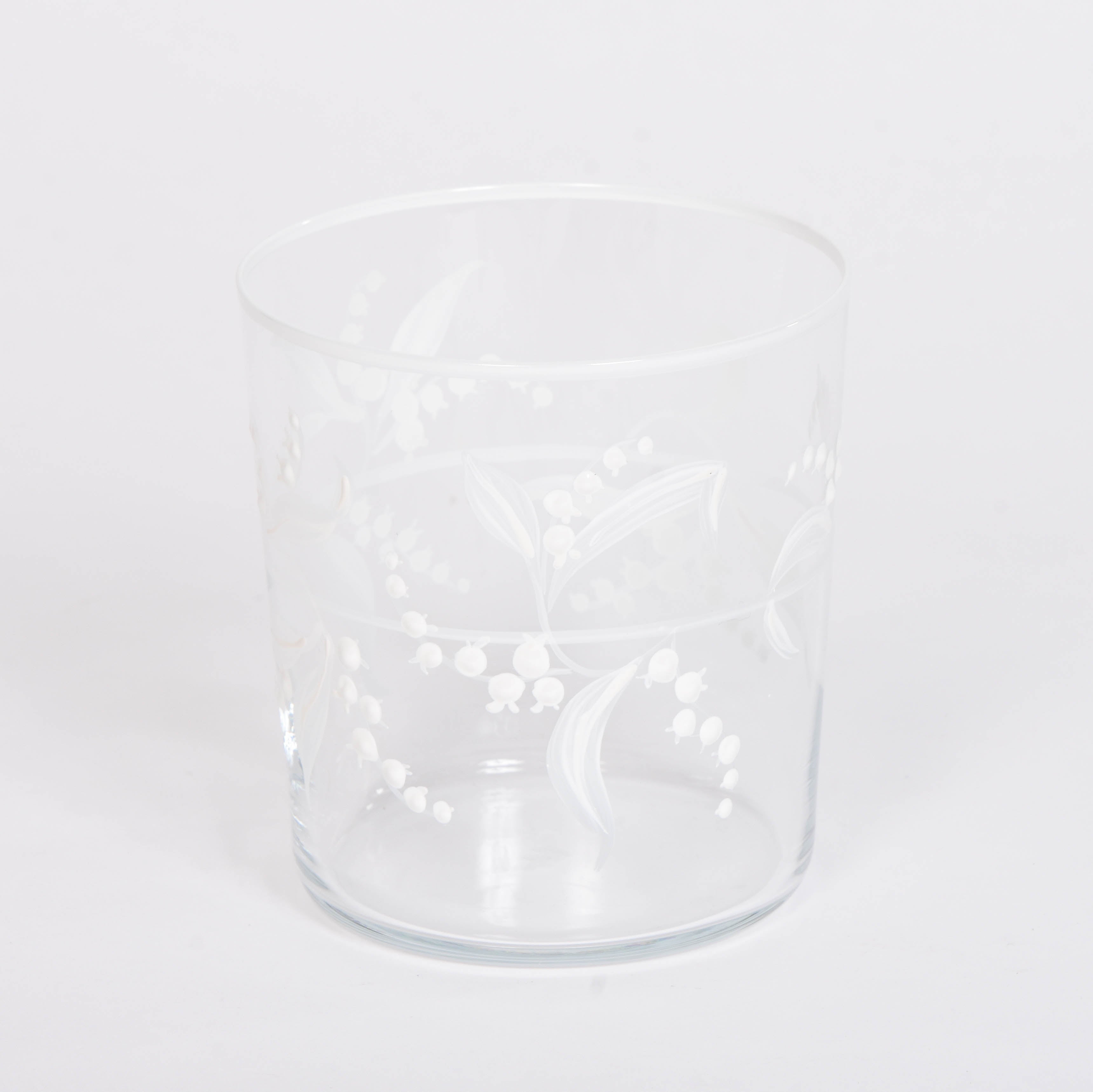 White Garland Lily of the Valley Tumbler