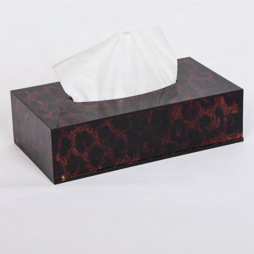 Leopard Tissue Box Cover