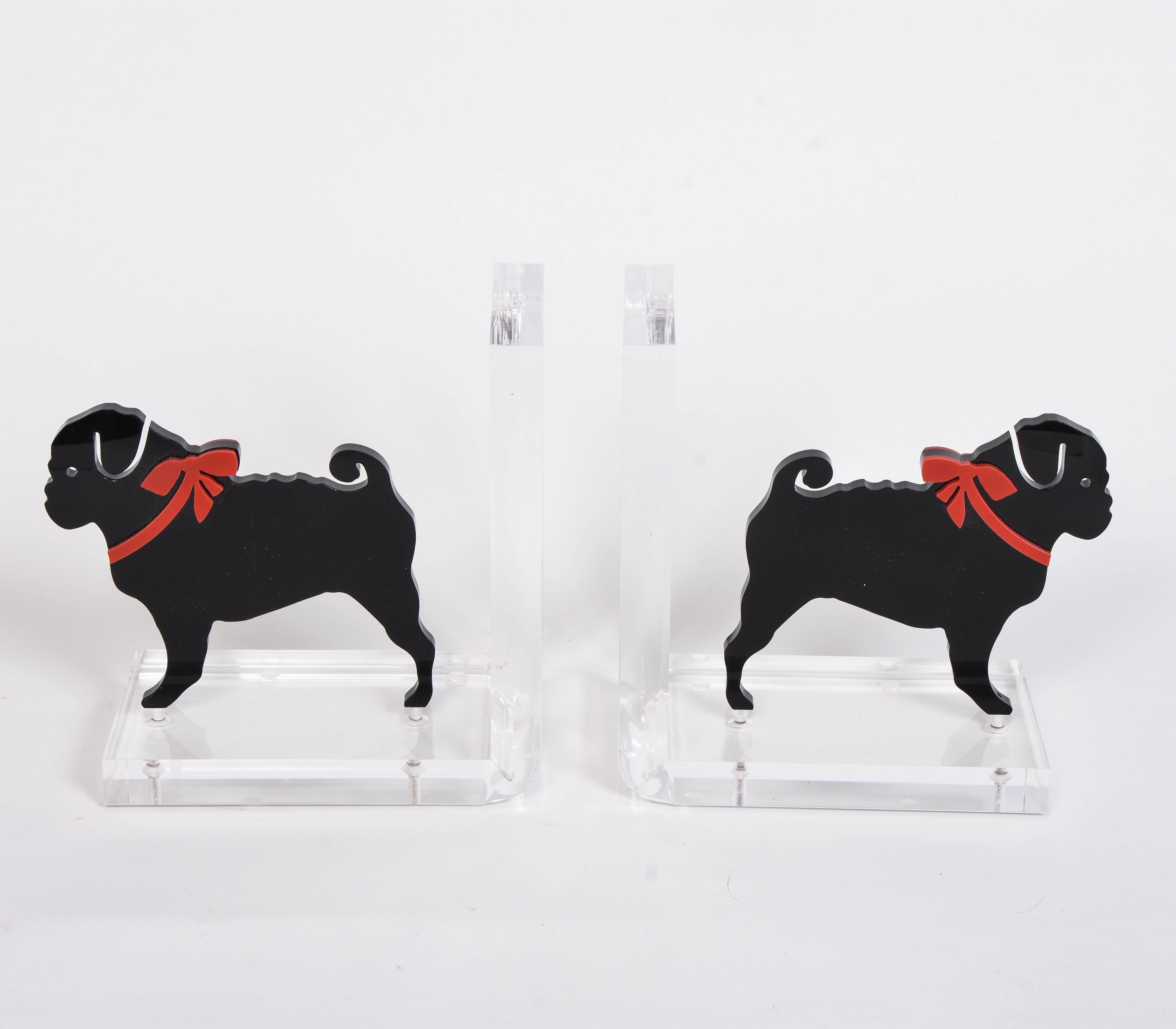 Pug Book Ends