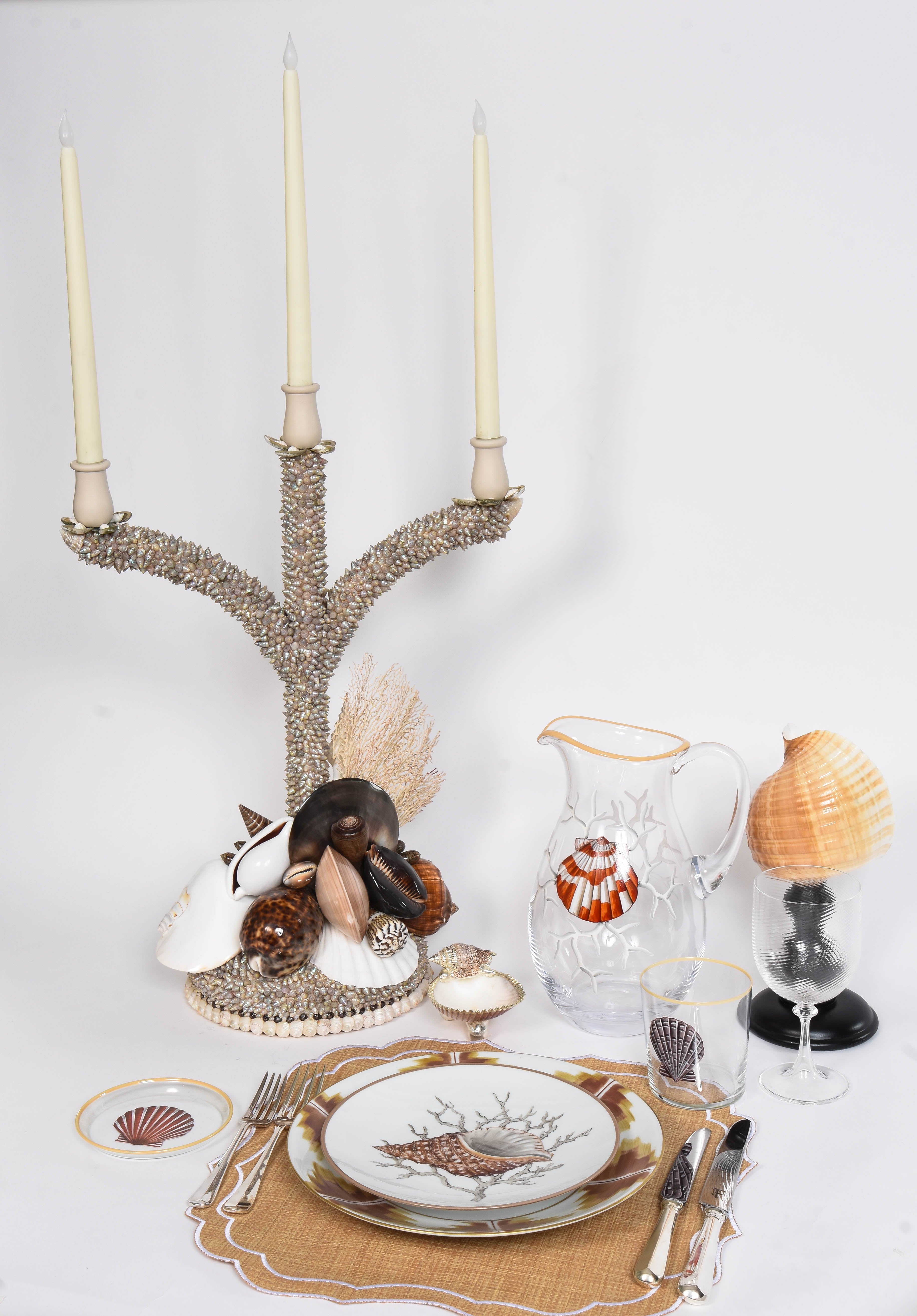 Shell Candelabras