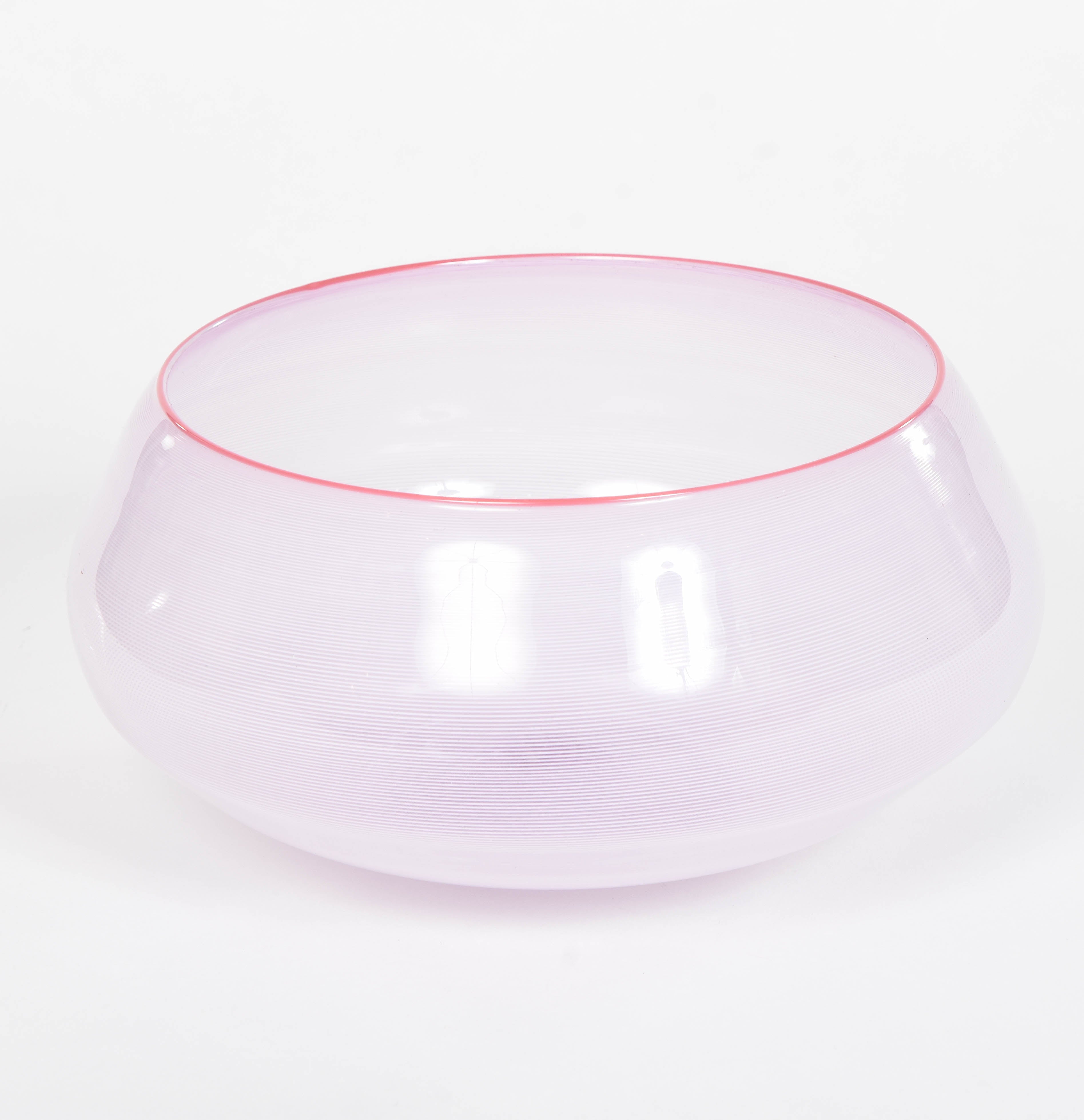 Swirl Glass Bowl