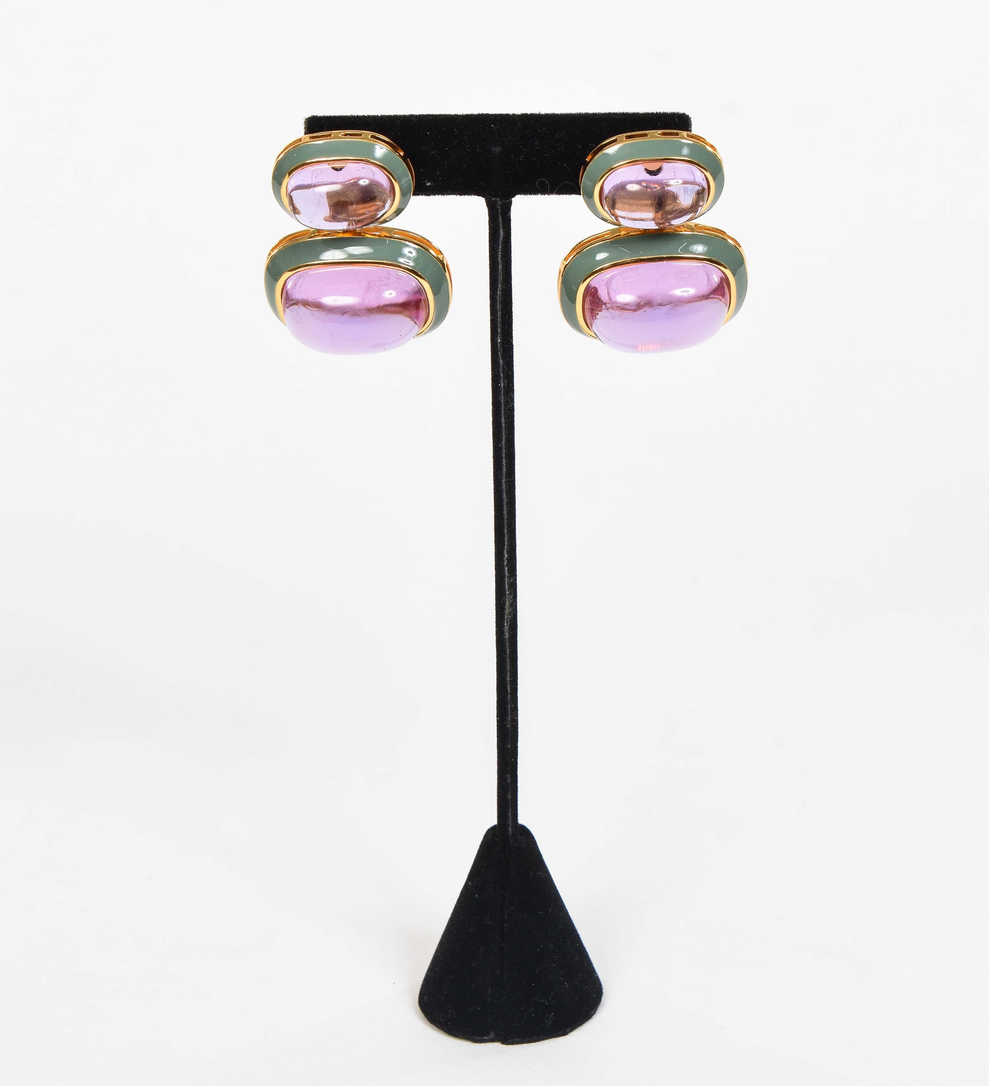 Double Gem Earrings