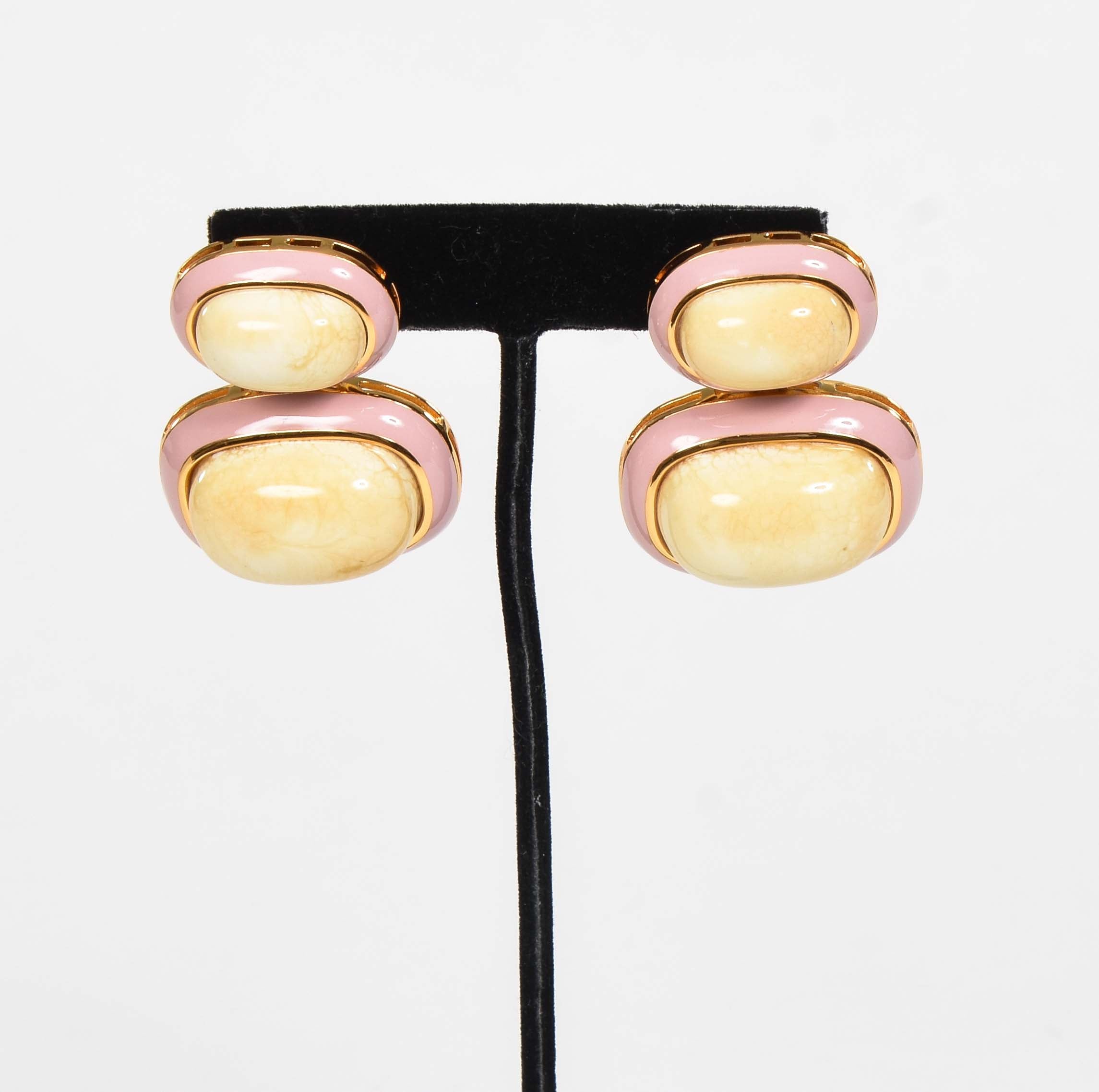 Double Gem Earrings