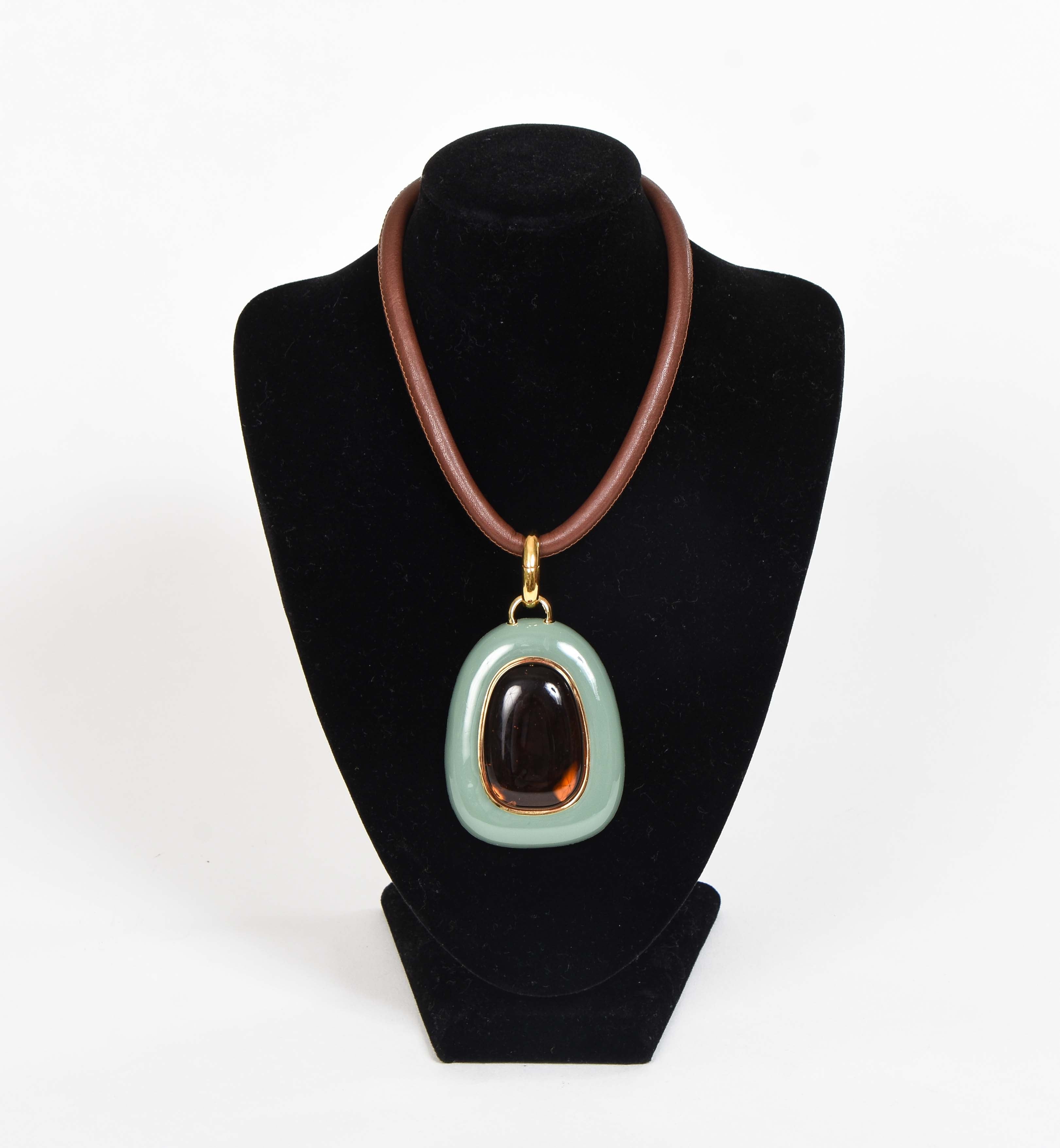 Palwer Pear Murano Pendant