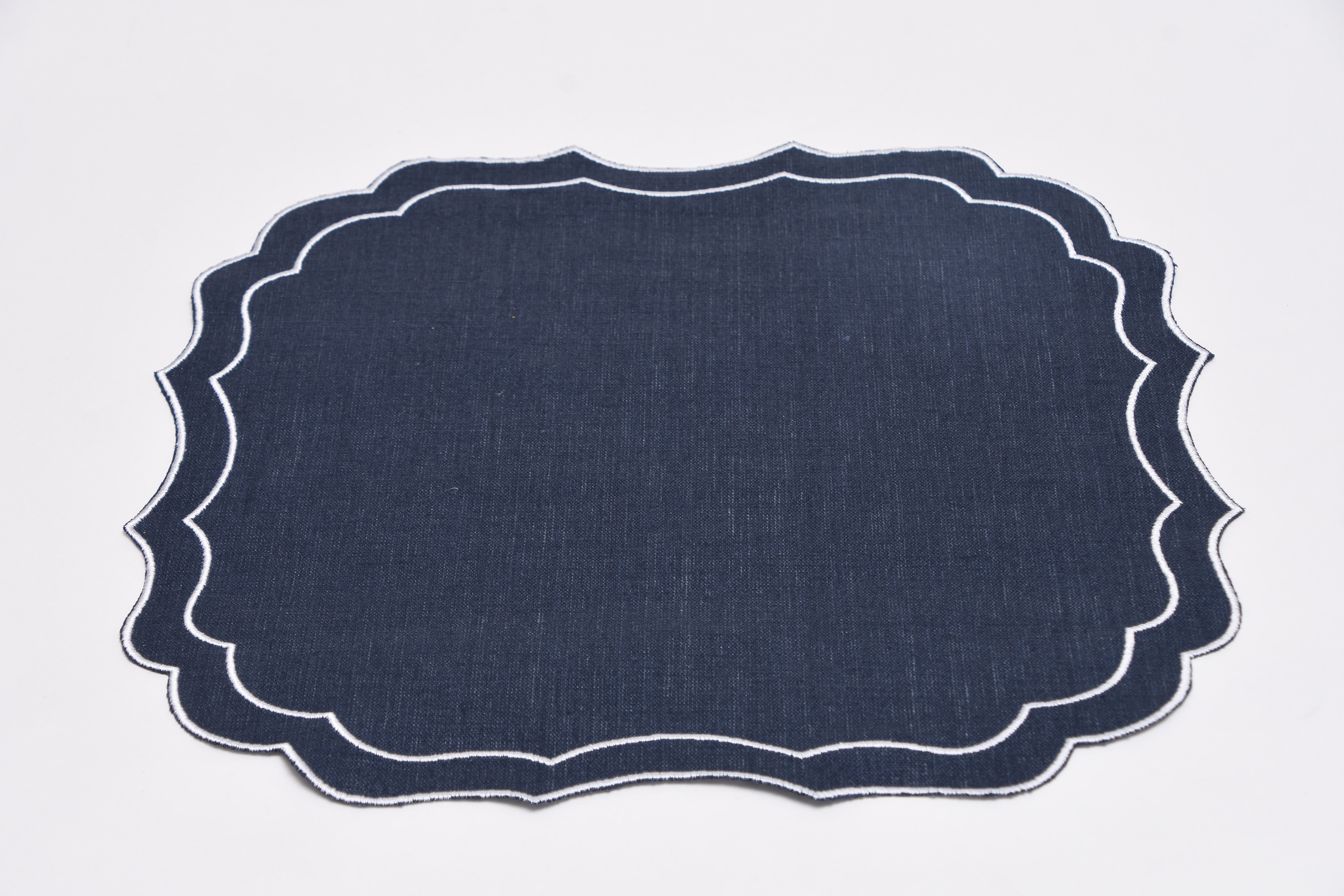 Krinkle Waxed Linen Placemat