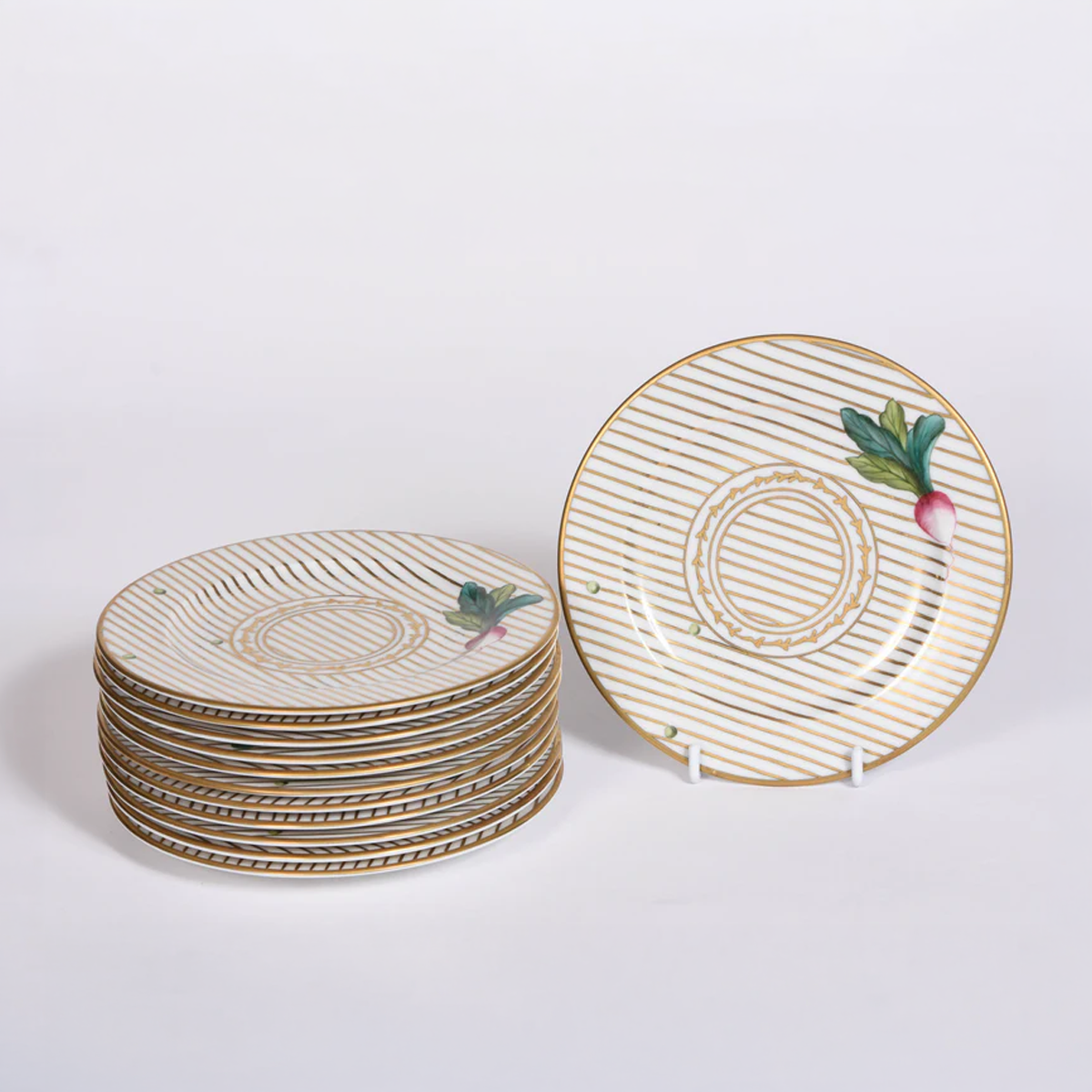 Hand Painted Potager Side Plates
