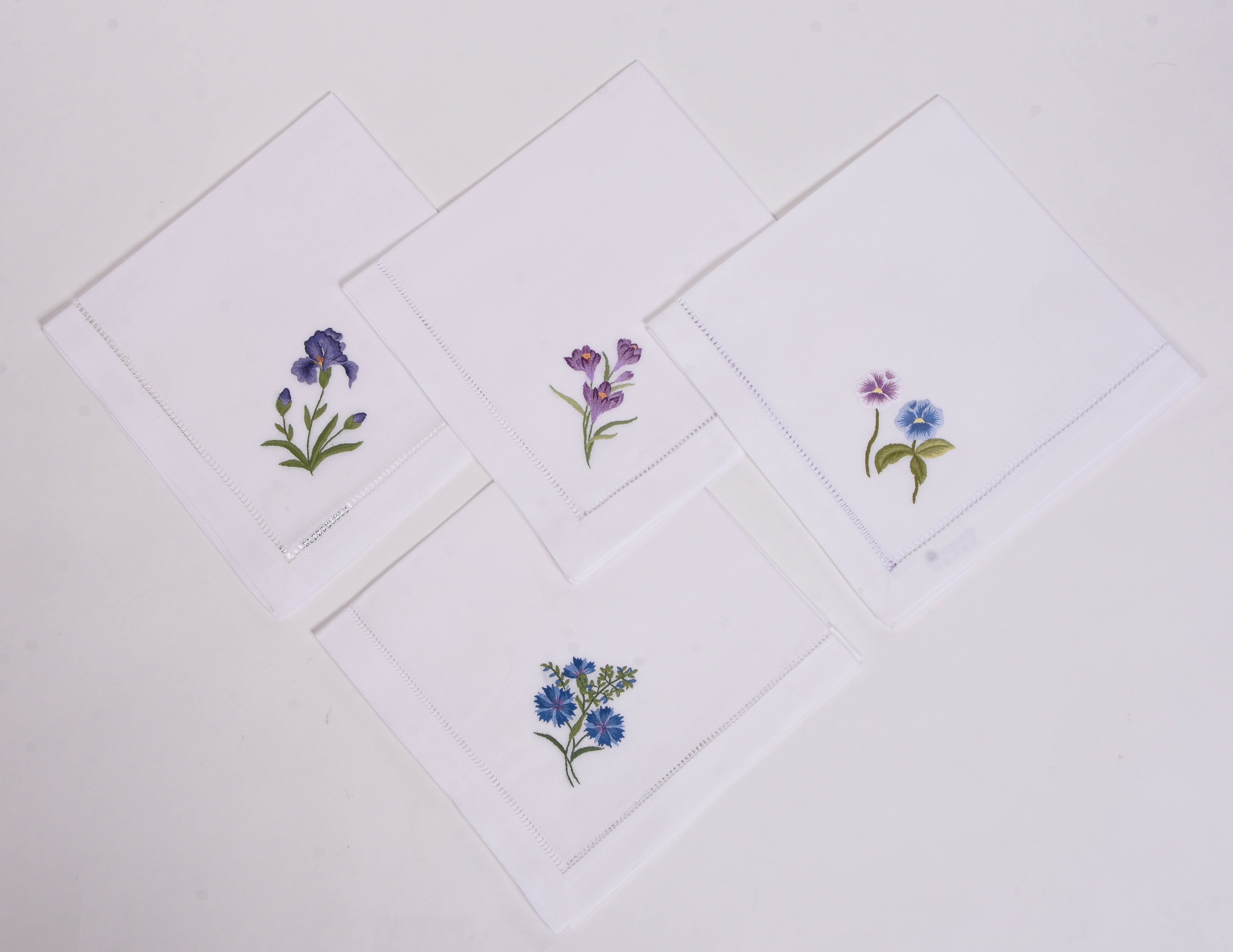 Flower Napkins Set of 4
