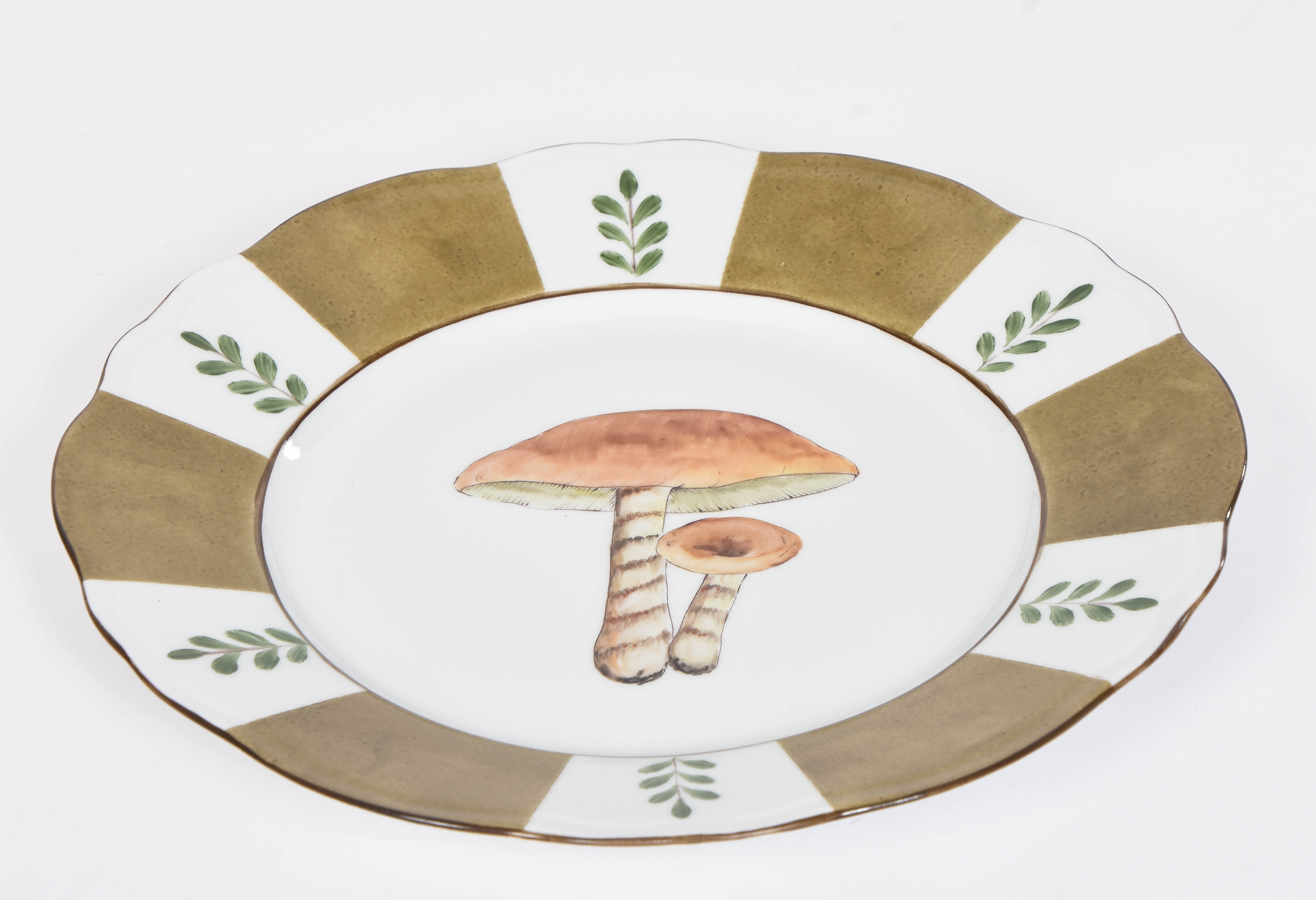 Hand Painted Mushroom Set