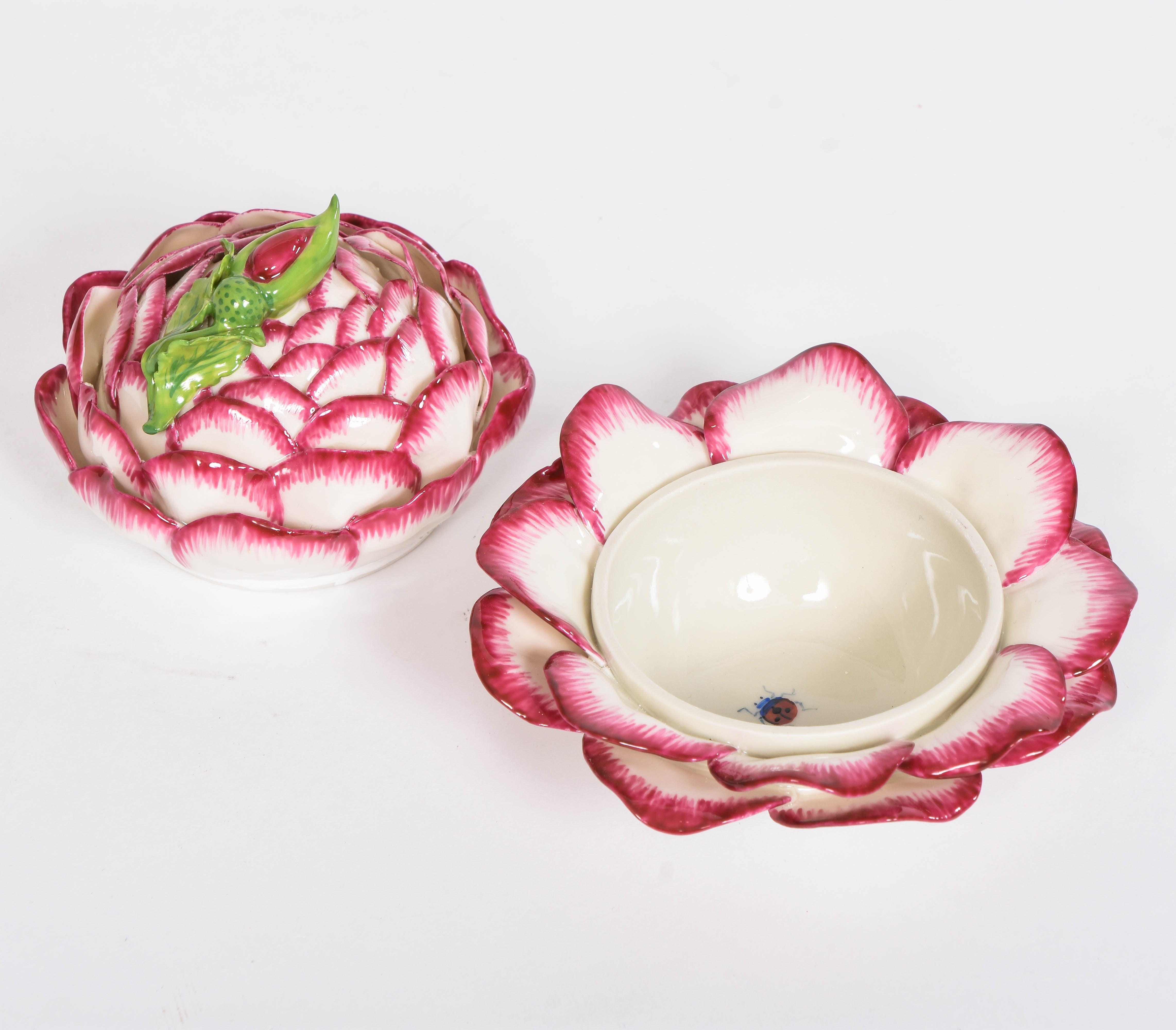 Flower Porcelain Pot