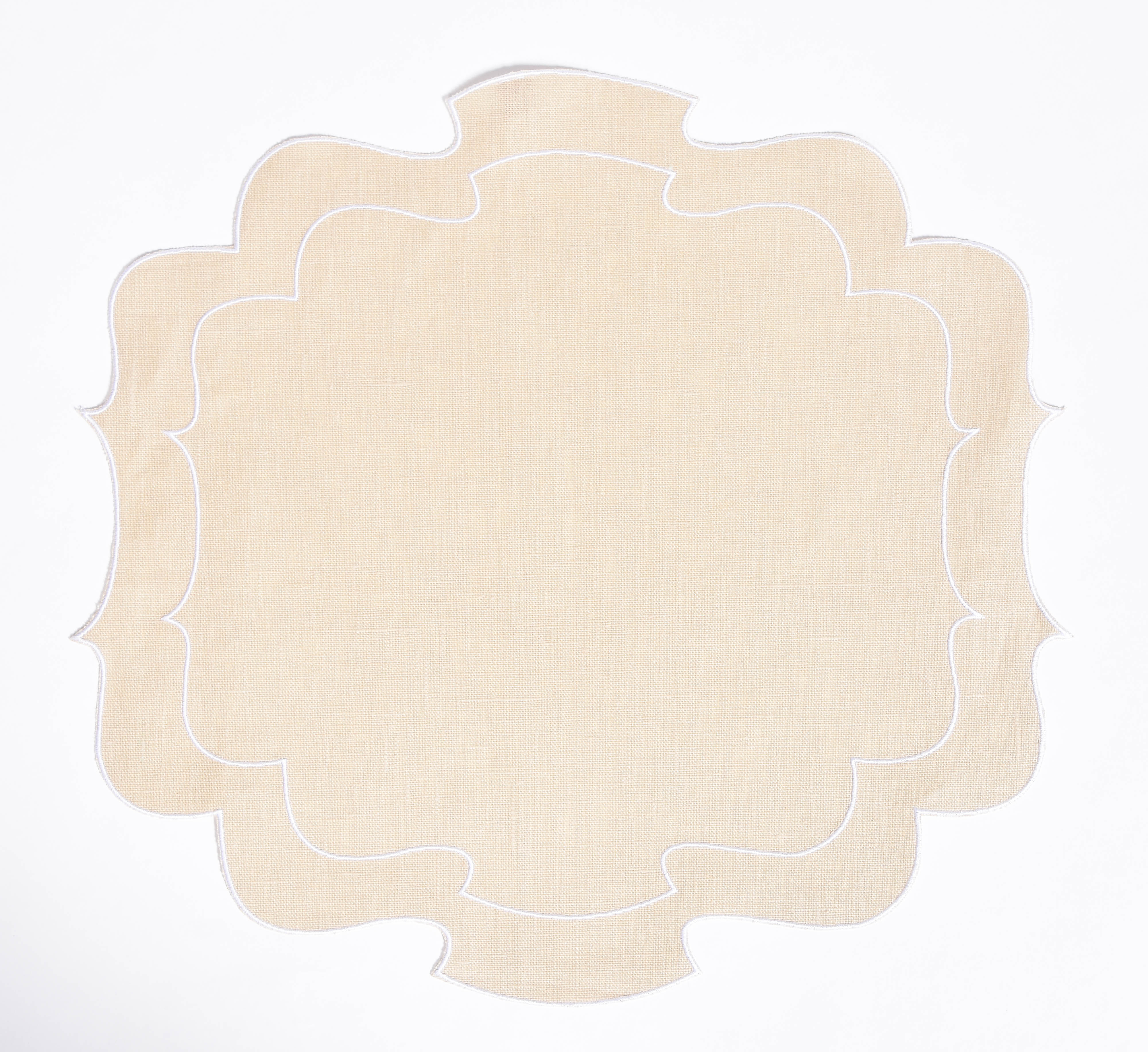 Curly Waxed Linen Placemat