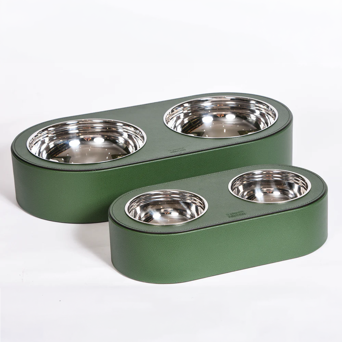 Leather Dog or Cat Bowl