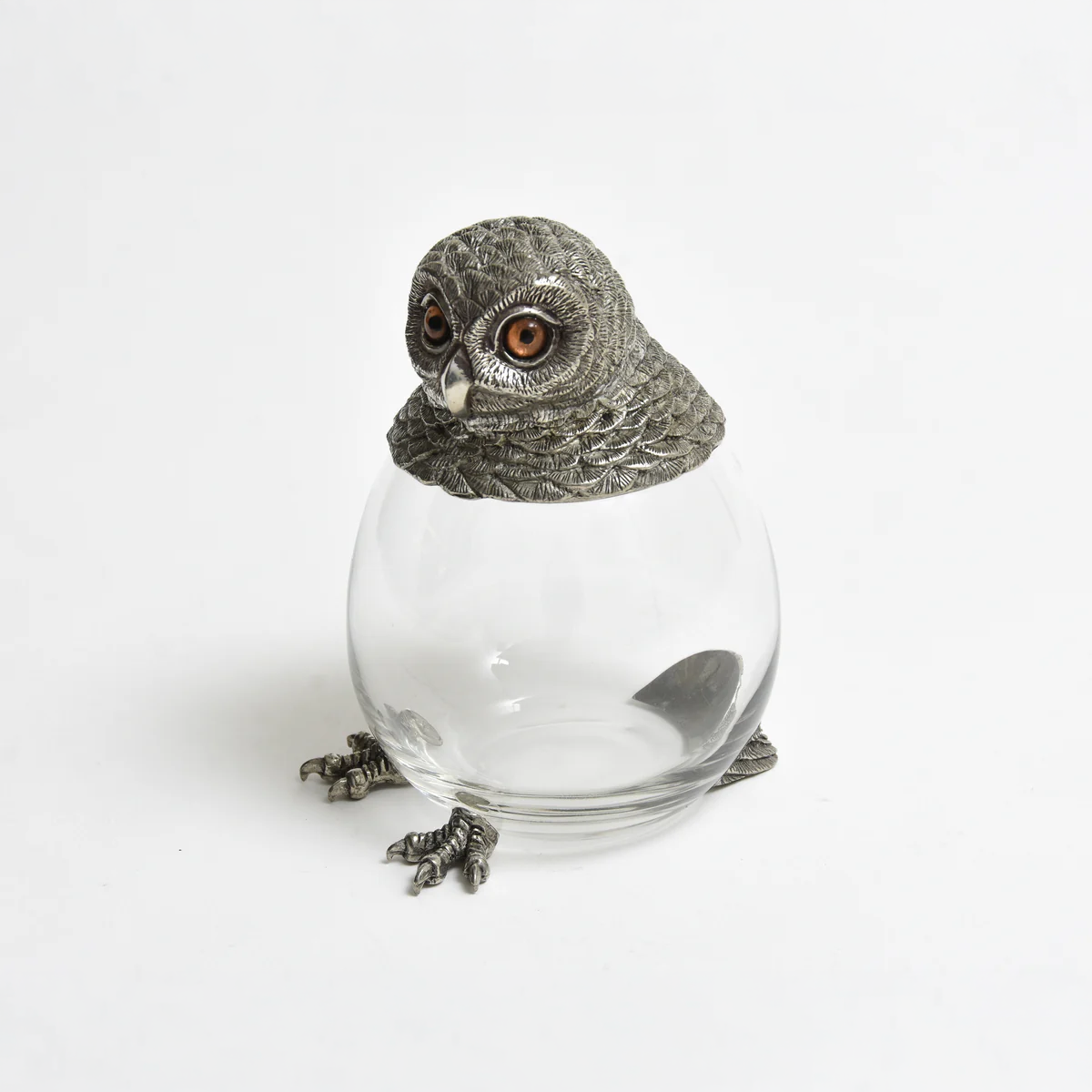Owl Jam Pot and Spoon