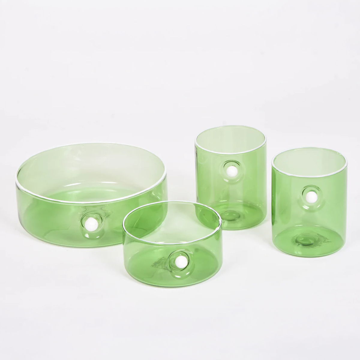 Oyster Glass Bowls