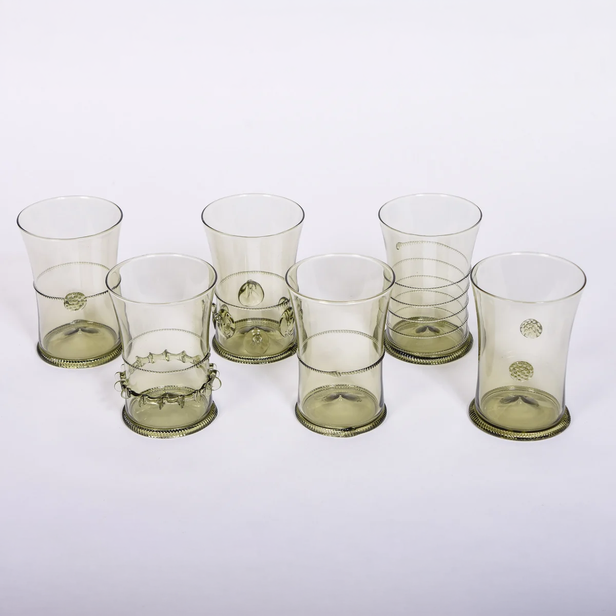 Set of 6 Green Tumblers