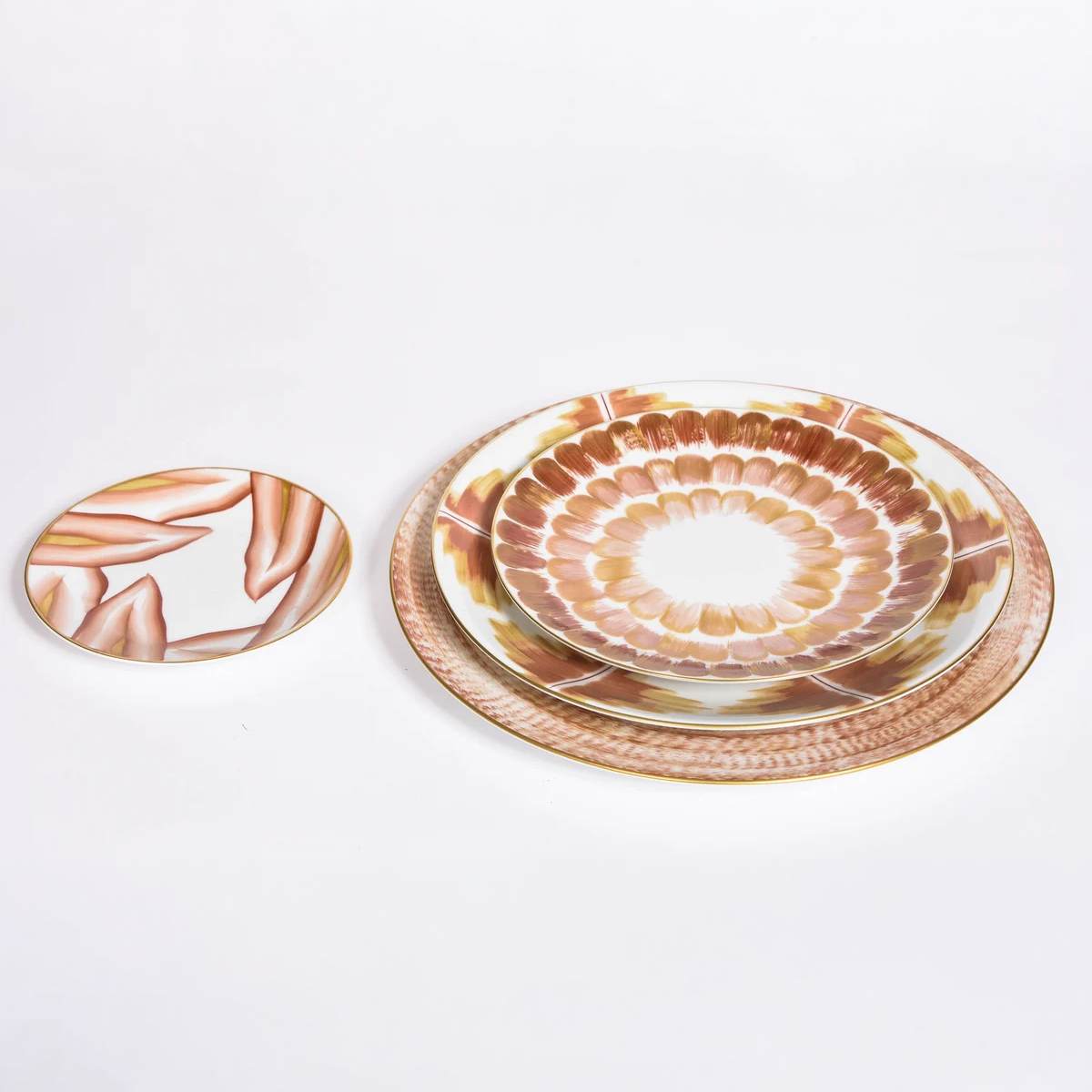 Set of Marie Daâge Kaleidoscope Dinner Plates