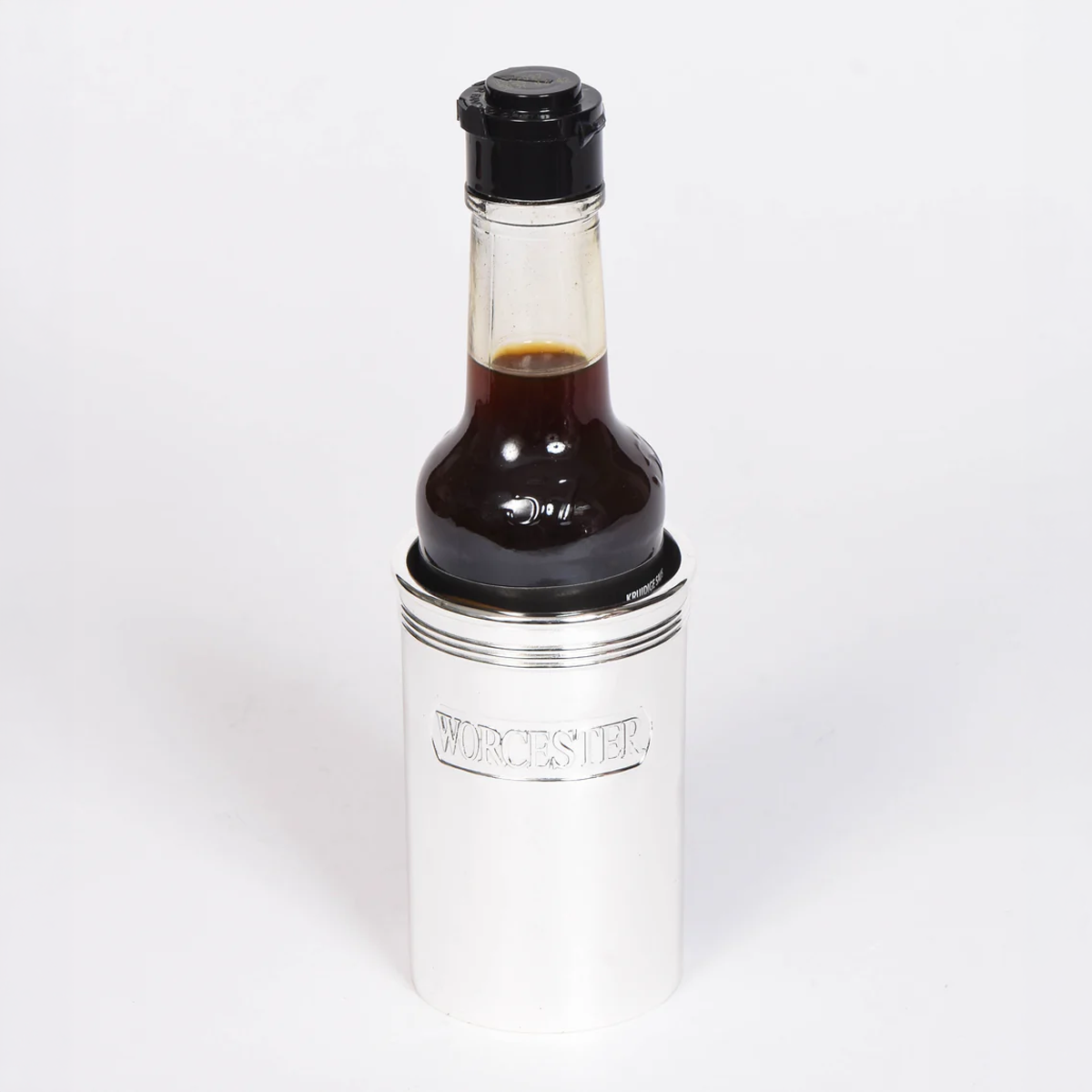 Silver Plate Worcester Sauce Holder